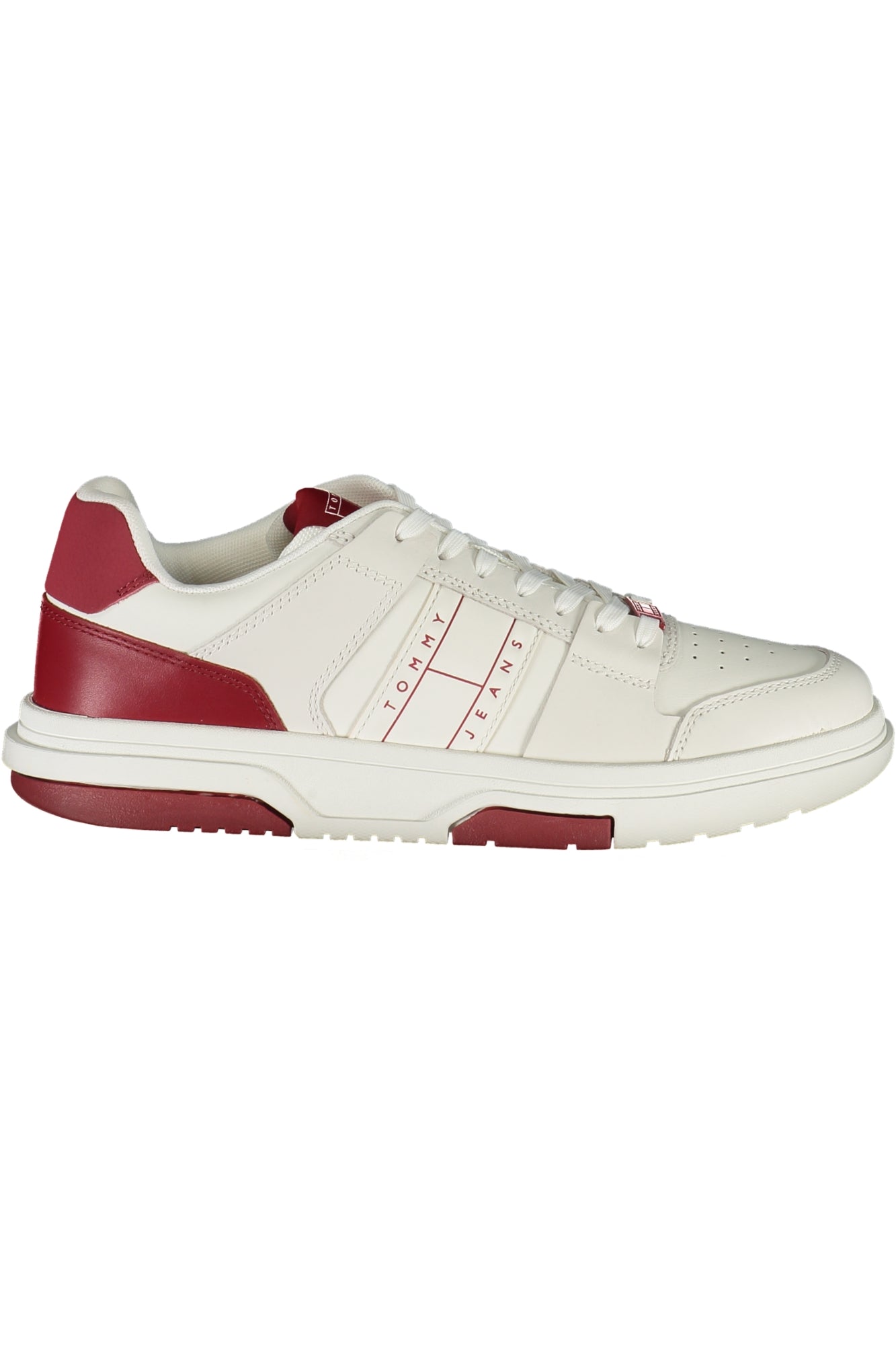Tommy Hilfiger vyriški laisvalaikio batai – raudona spalvos, raudona spalva