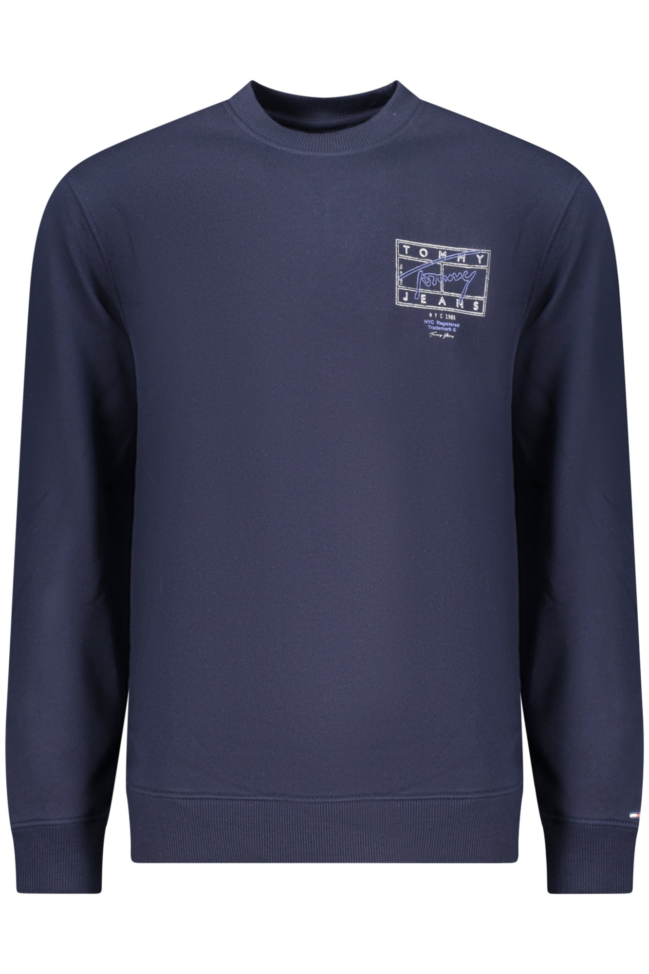 Tommy Hilfiger vyriškas džemperis – mėlyna spalvos, mėlyna spalva
