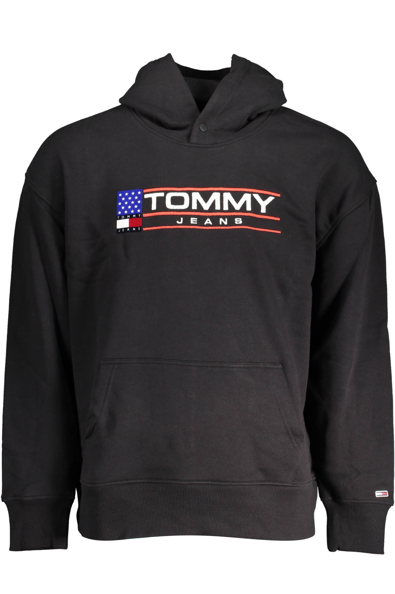 Tommy Hilfiger vyriškas džemperis – juoda spalvos, juoda spalva