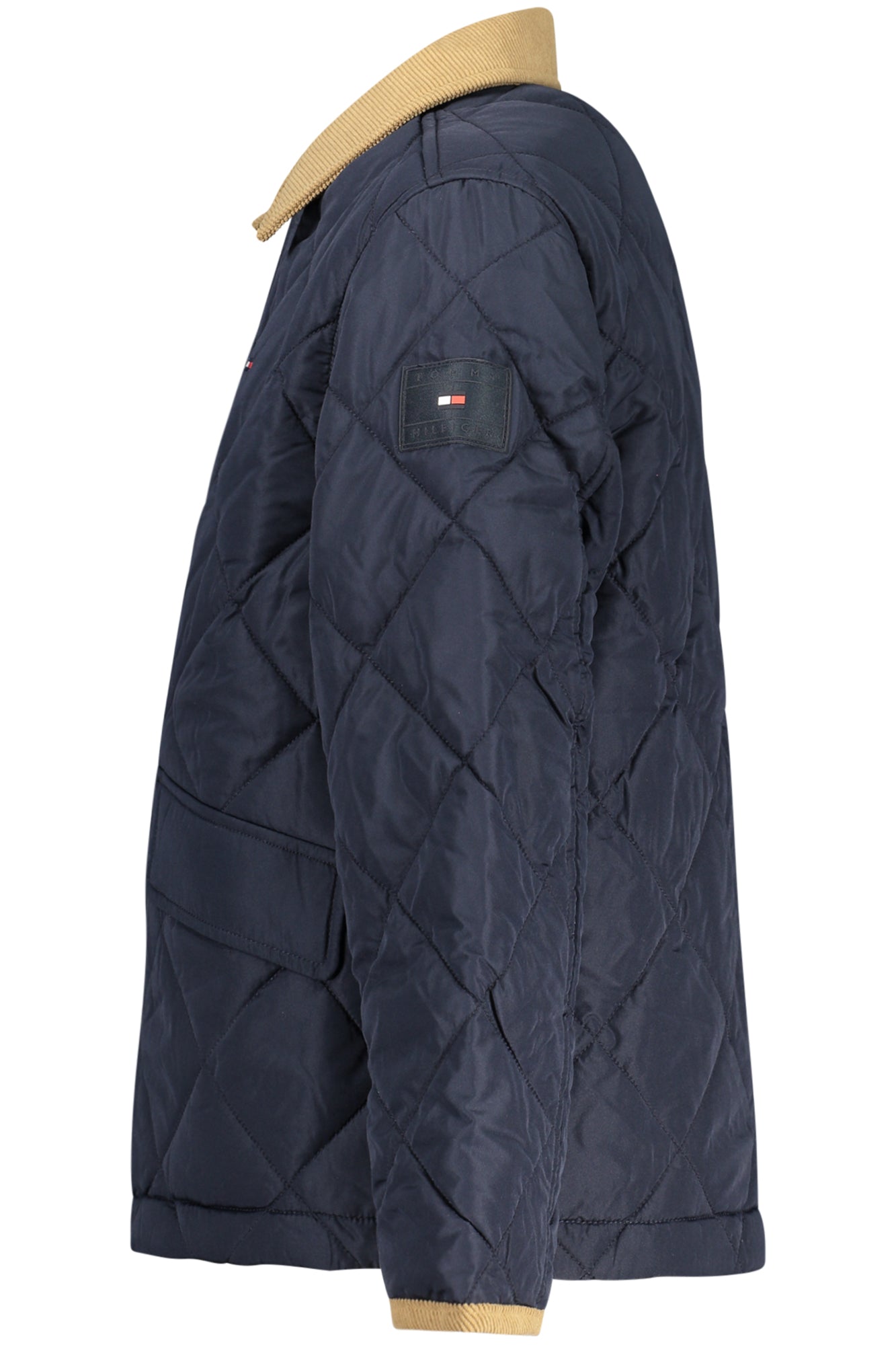 Tommy Hilfiger vaikiška striukė – mėlynos spalvos, mėlynos spalvos, nuotrauka 3