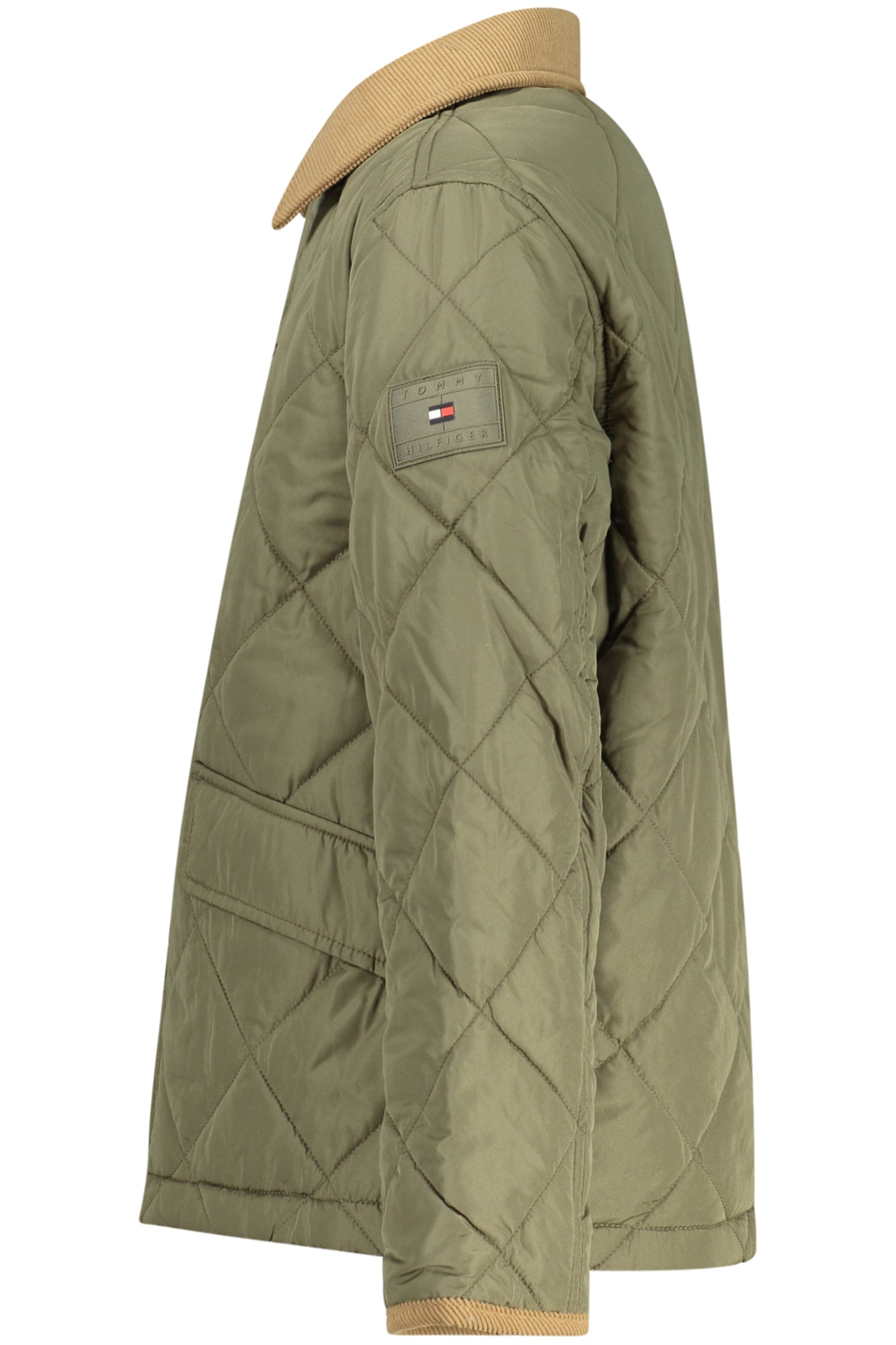 Tommy Hilfiger vaikiška striukė – žalios spalvos, žalios spalvos, nuotrauka 3