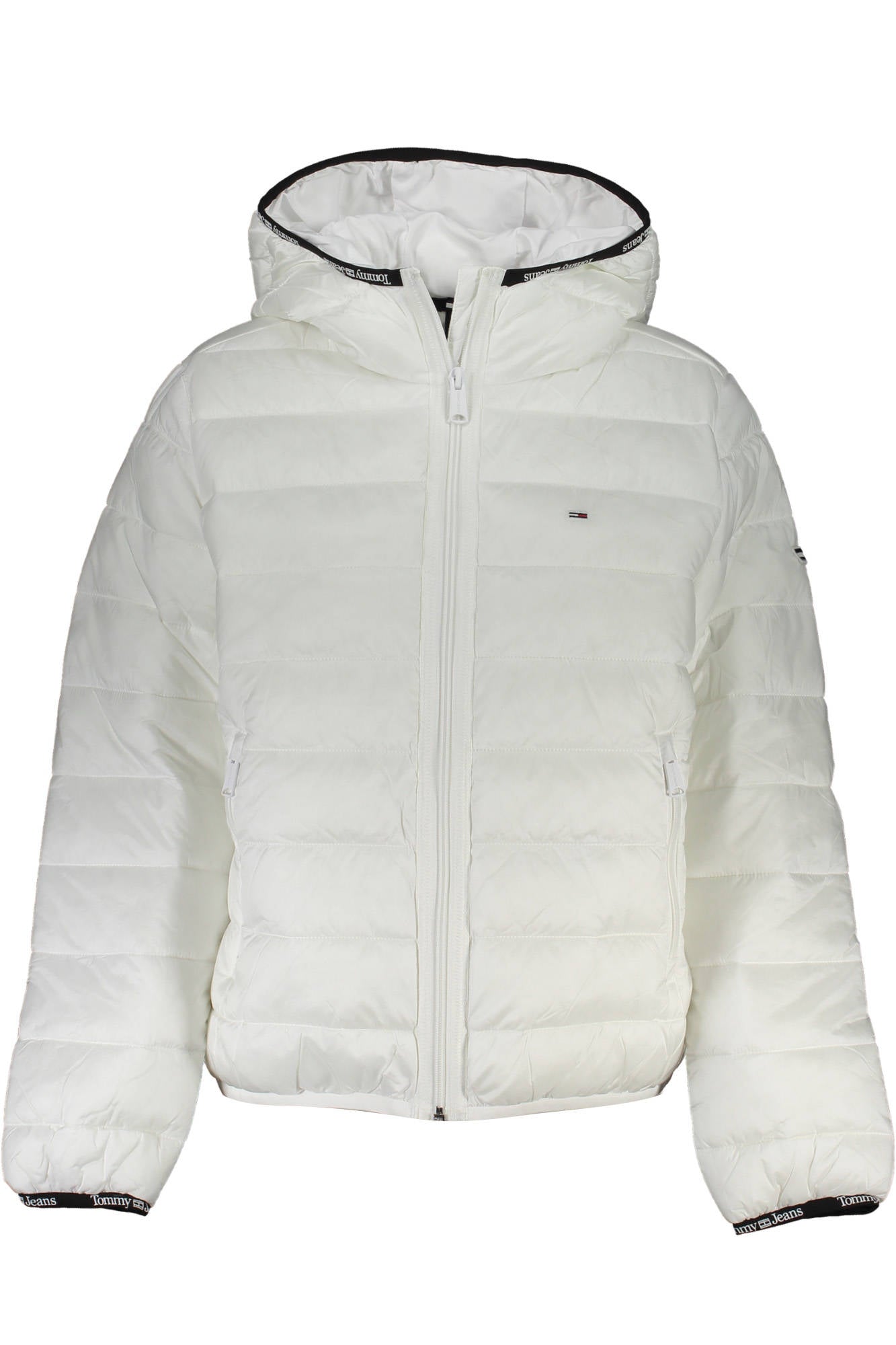 Tommy Hilfiger moteriška striukė – baltos spalvos, baltos spalvos