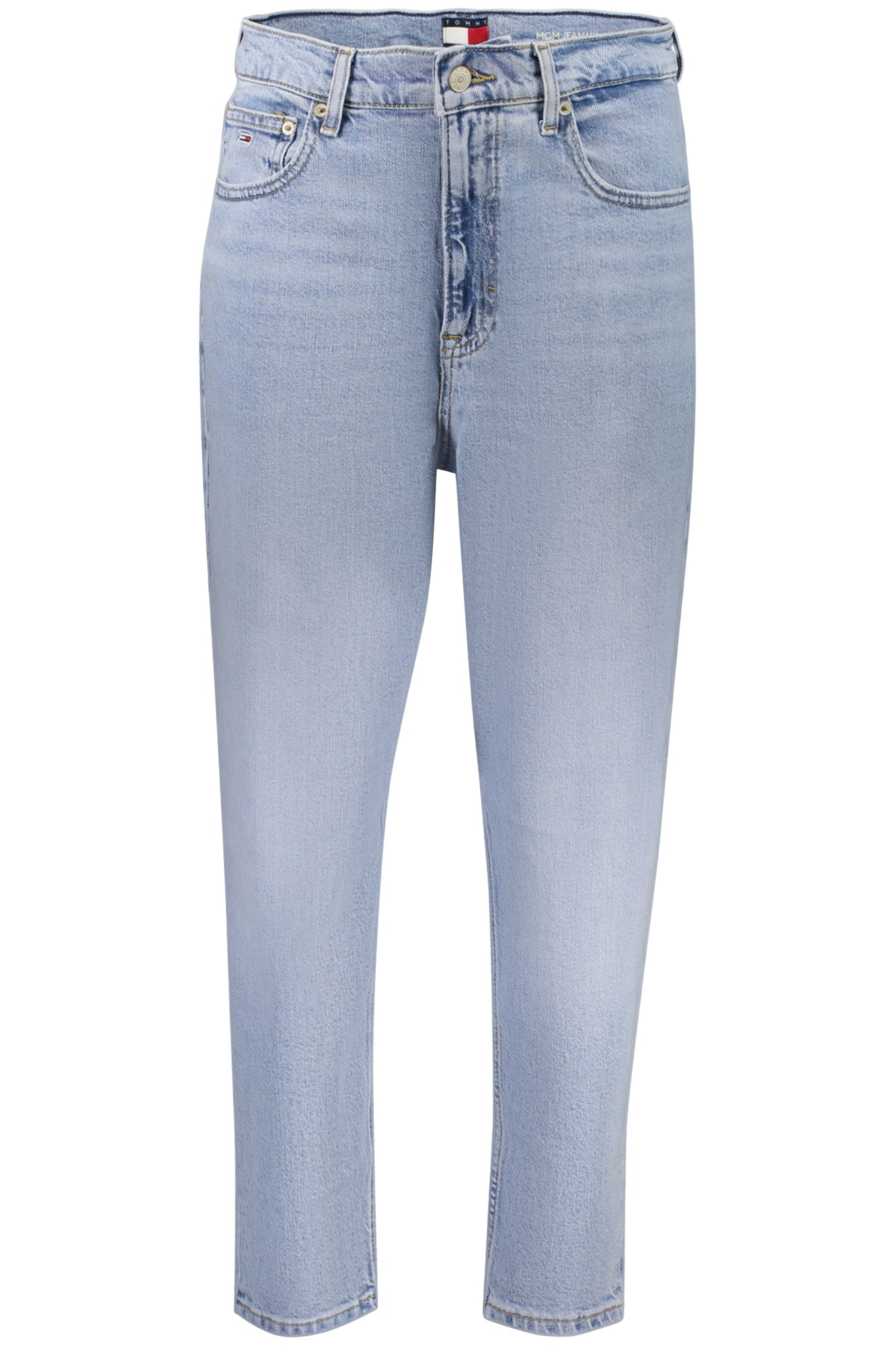 Tommy Hilfiger moteriški džinsai – azzurro spalvos, azzurro spalva