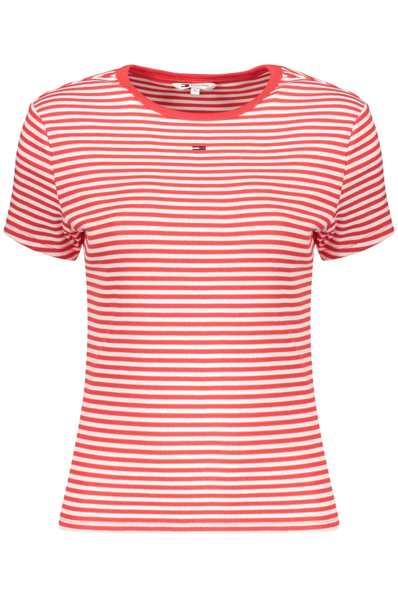 Tommy Hilfiger moteriški marškinėliai – raudonos spalvos, raudonos spalvos