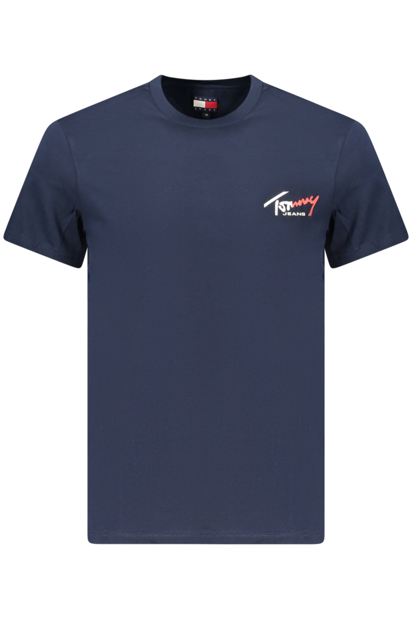 Tommy Hilfiger vyriški marškinėliai – mėlynos spalvos, mėlynos spalvos