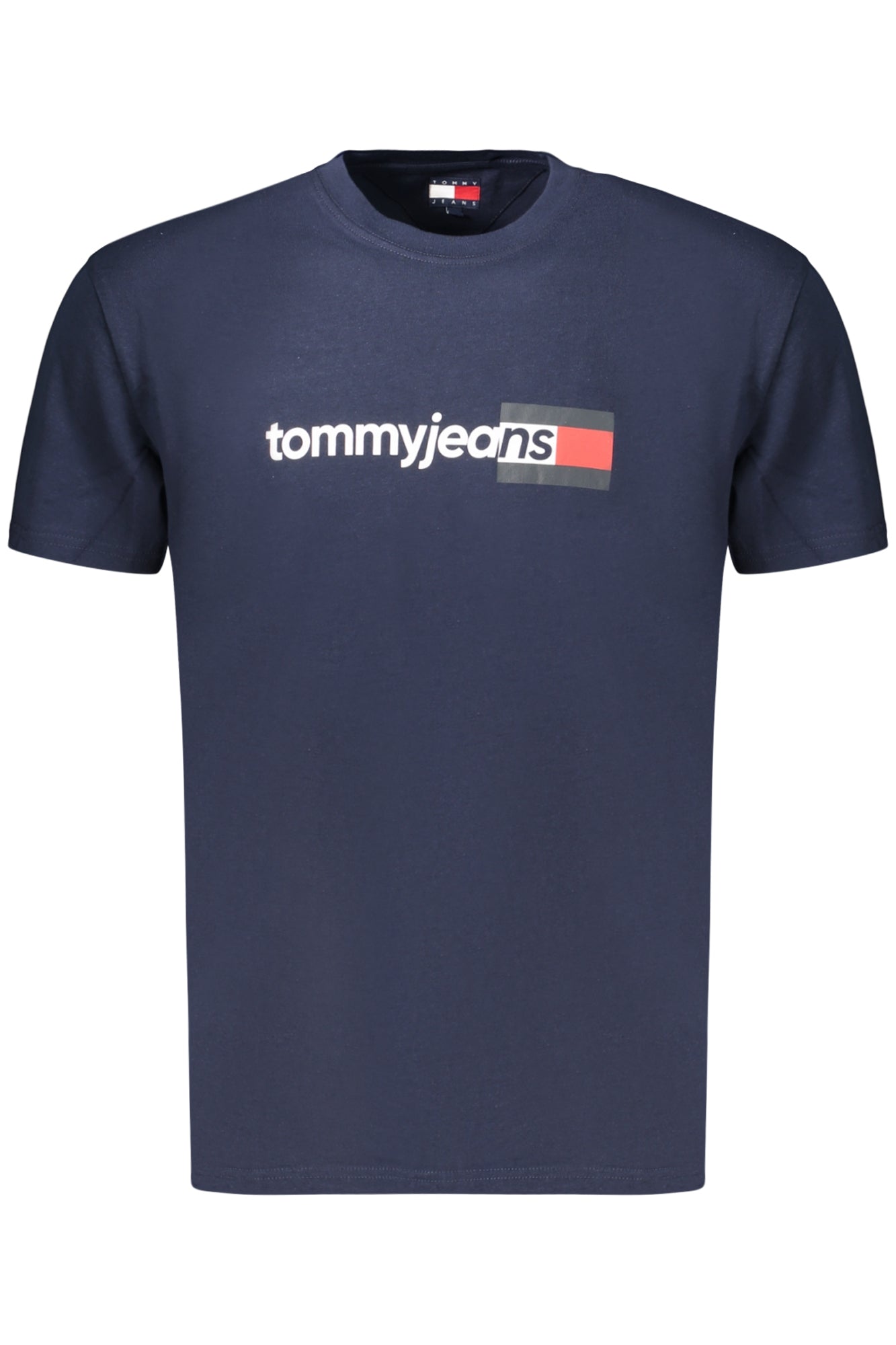 Tommy Hilfiger vyriški marškinėliai – mėlynos spalvos, mėlynos spalvos