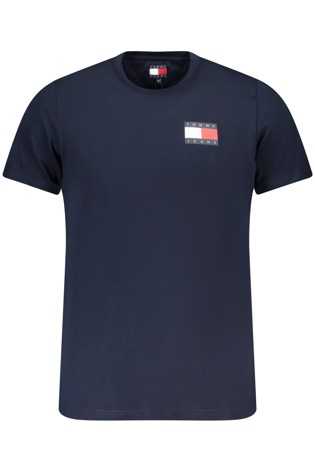 Tommy Hilfiger vyriški marškinėliai – mėlyna spalvos, mėlyna spalva