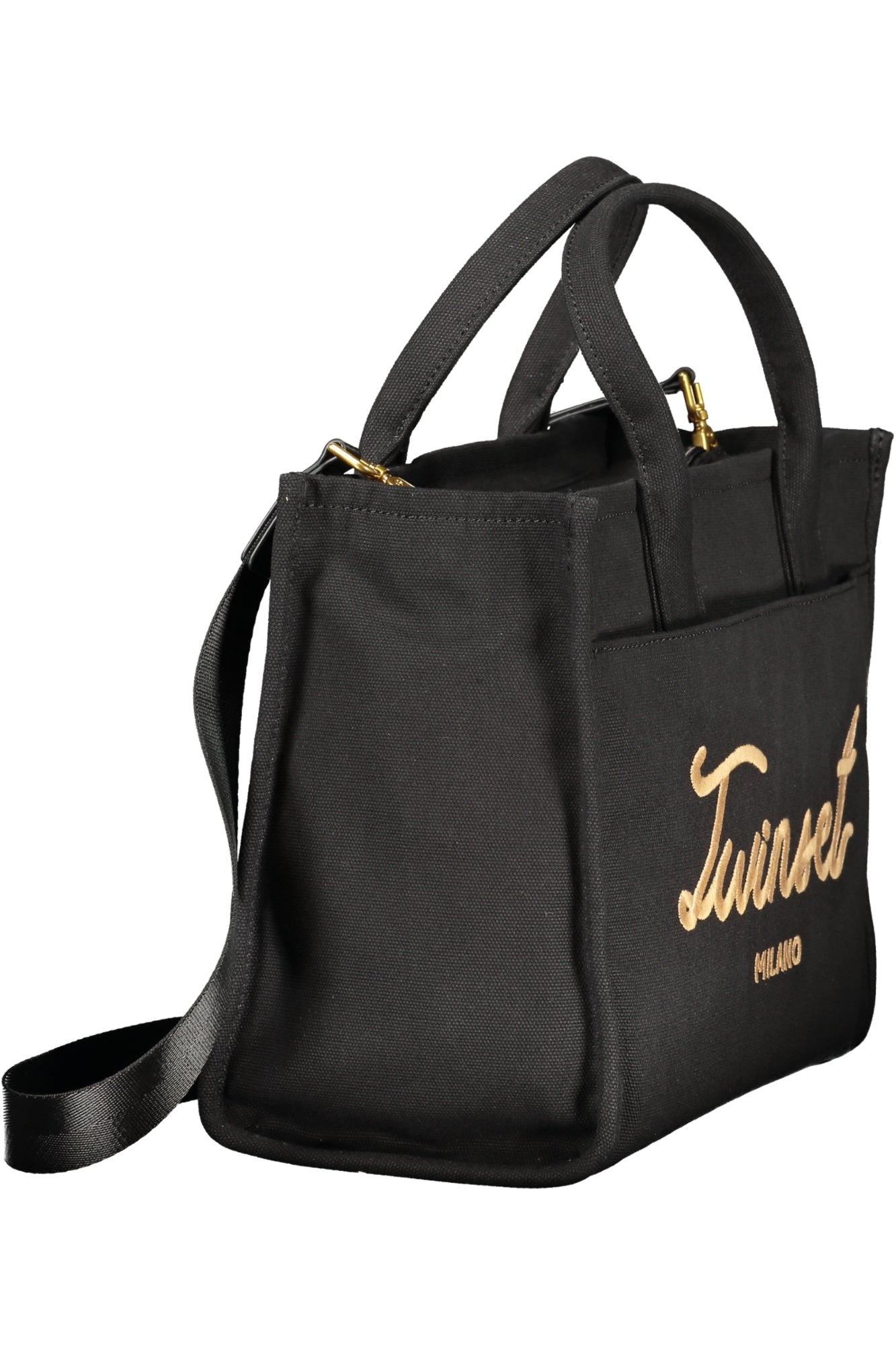 Twinset moteriška rankinė – juoda spalvos, juoda spalva, nuotrauka 3