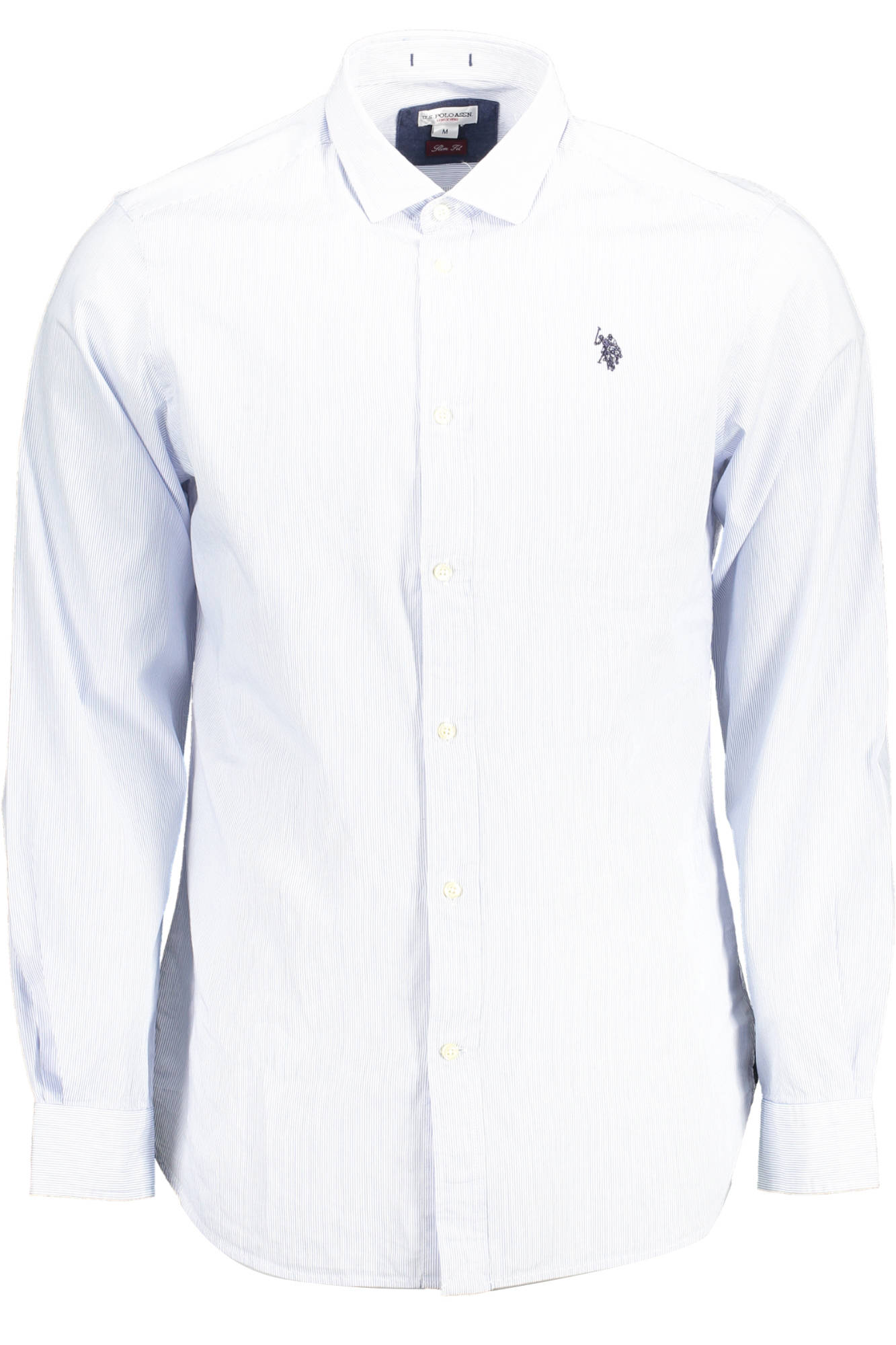 U.S. Polo Assn. vyriški marškiniai – azzurro spalvos, azzurro spalva