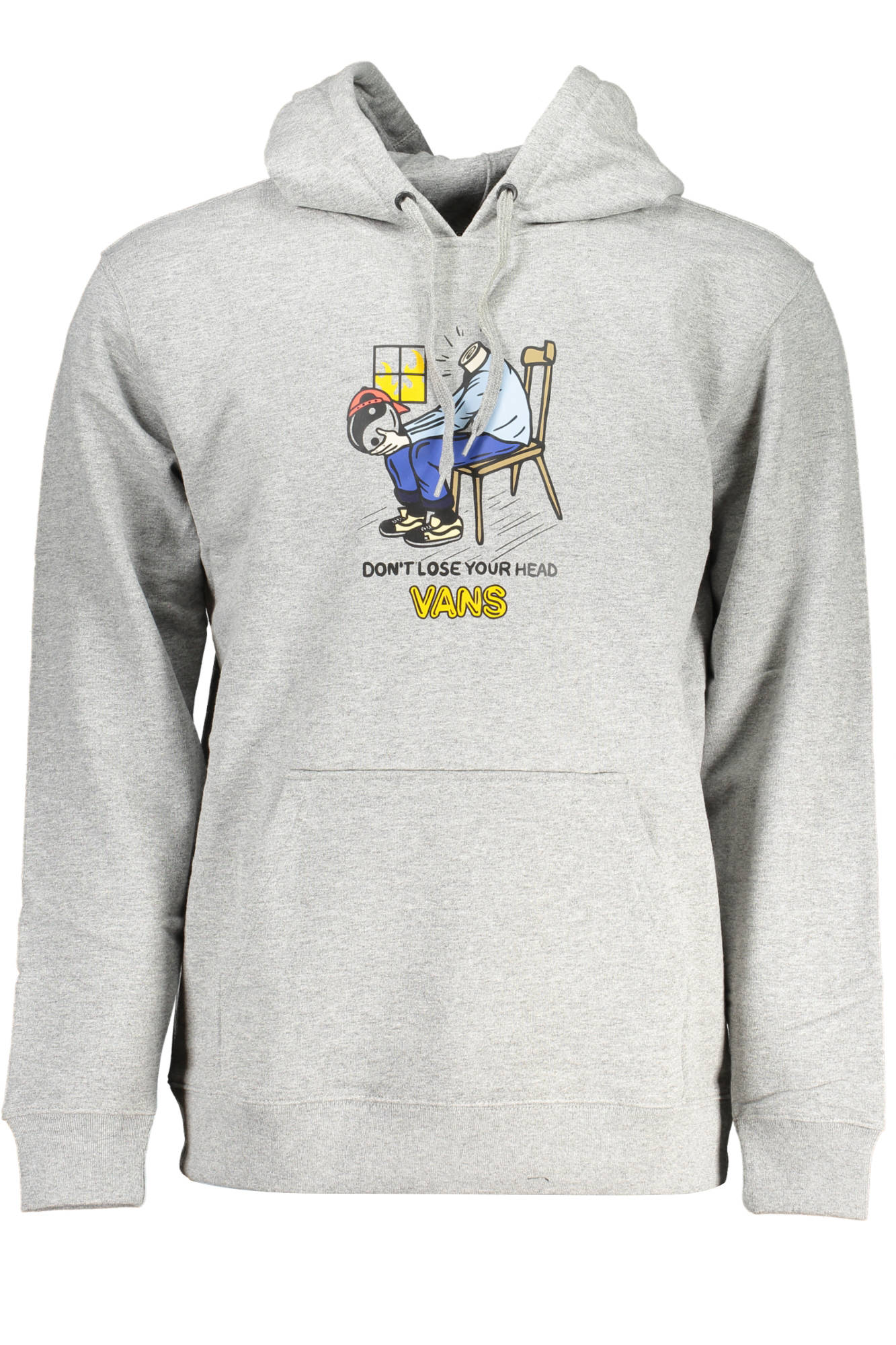 Vans vyriškas džemperis – pilkos spalvos, pilkos spalvos