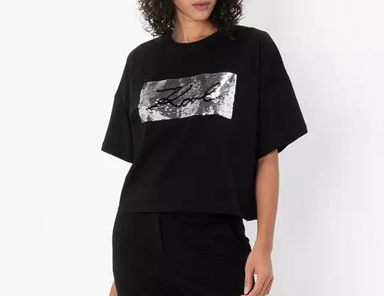 Karl Lagerfeld moteriški marškinėliai