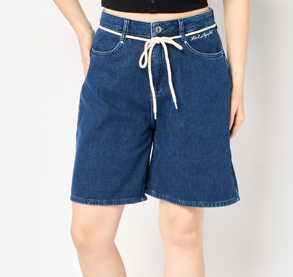 Karl Lagerfeld moteriški džinsiniai šortai