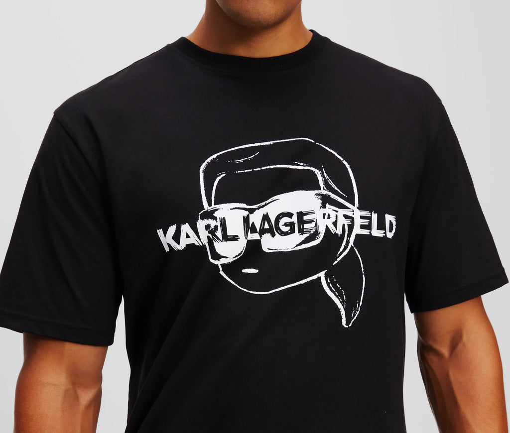 Karl Lagerfeld vyriški marškinėliai