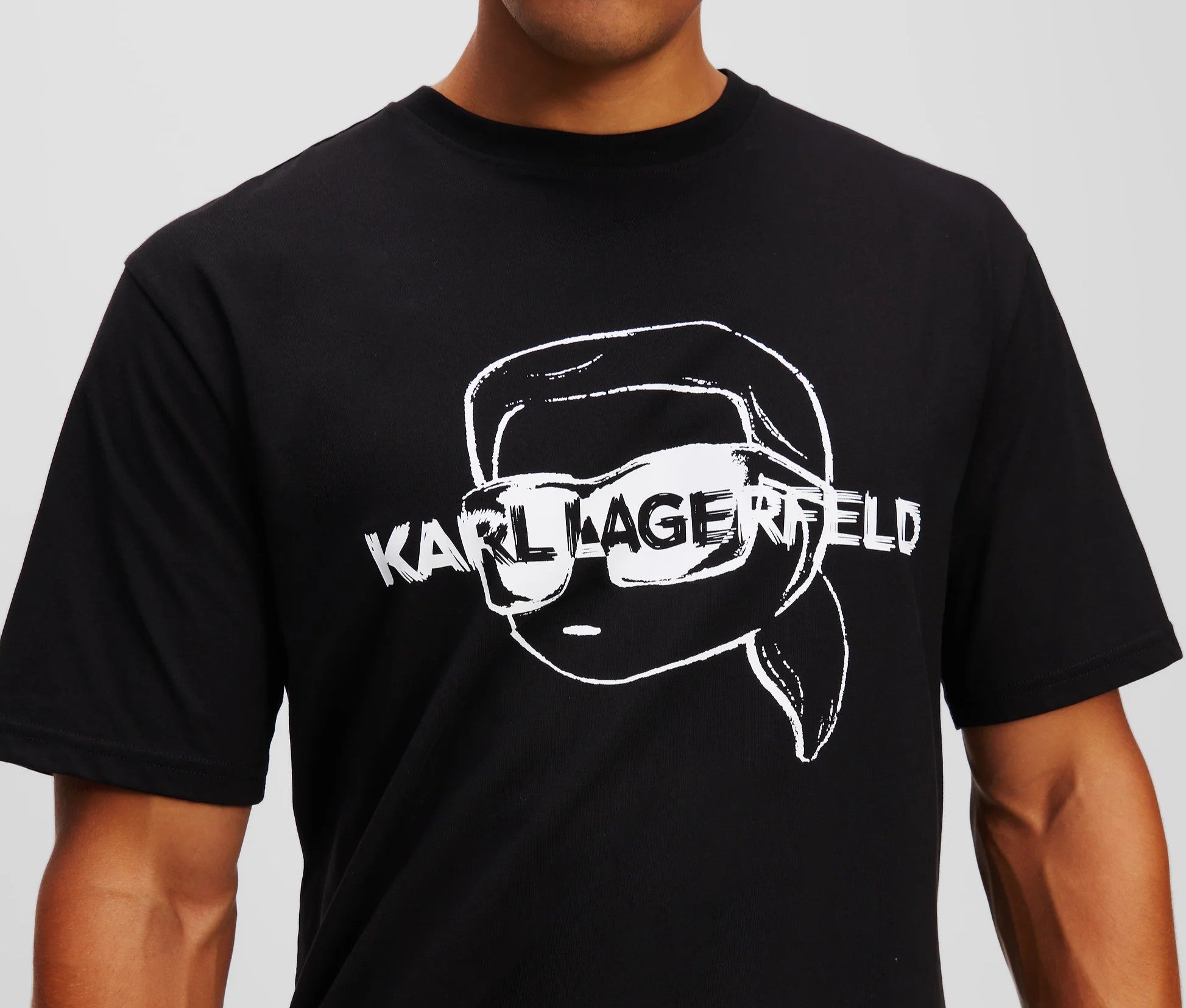 Karl Lagerfeld vyriški marškinėliai