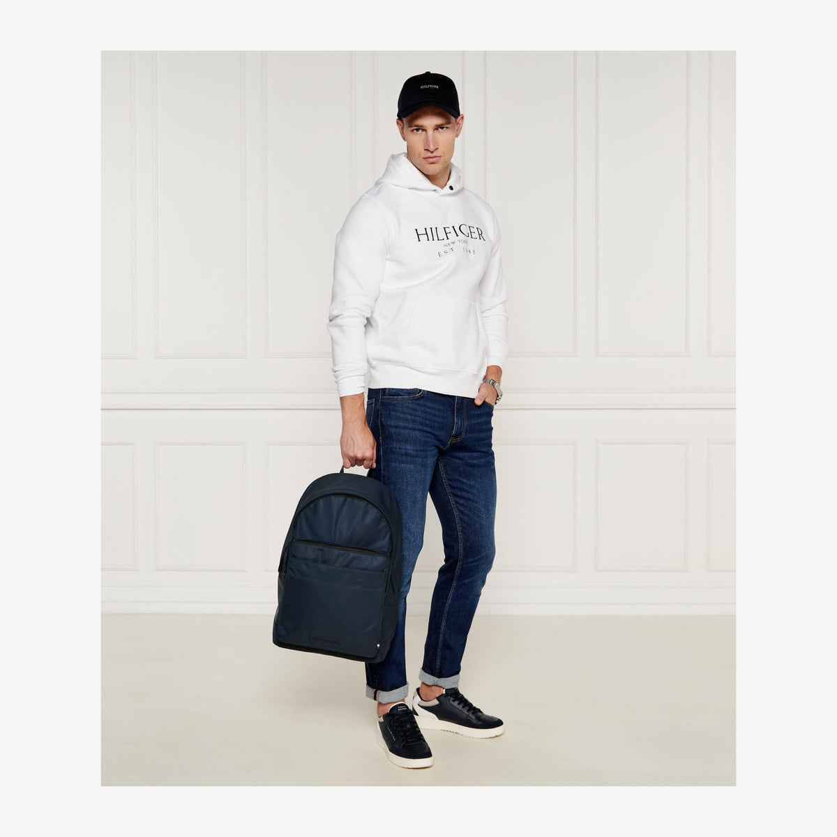 Tommy Hilfiger AM0AM12684 mėlyna vyriška kuprinė, nuotrauka 7