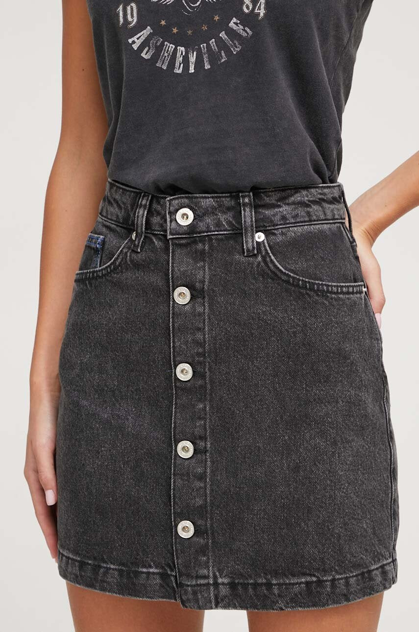 Karl Lagerfeld Jeans moteriškas džinsinis sijonas – Rezivelo
