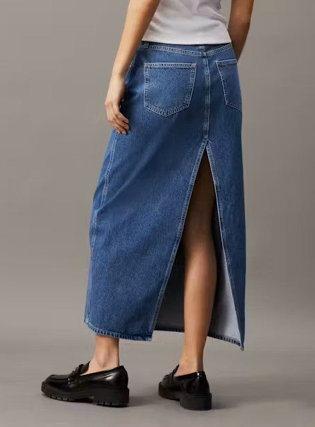 Calvin Klein moteriškas džinsinis sijonas