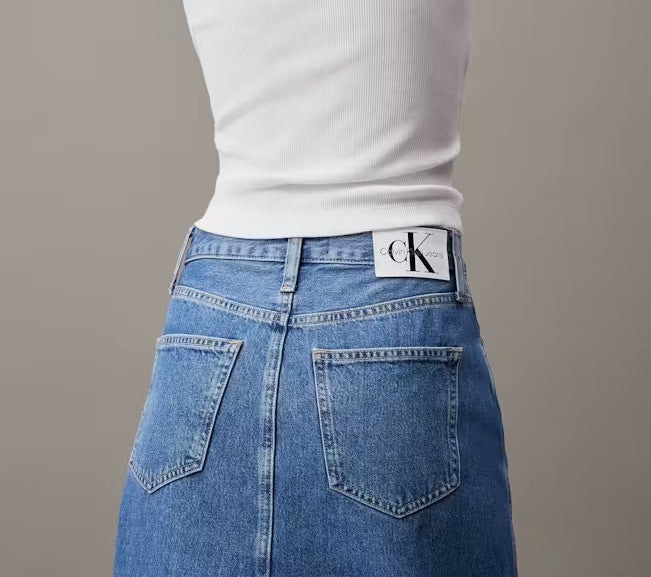 Calvin Klein moteriškas džinsinis sijonas