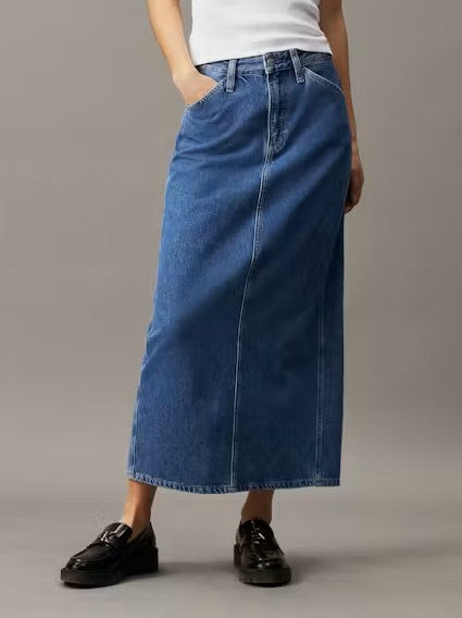 Calvin Klein moteriškas džinsinis sijonas