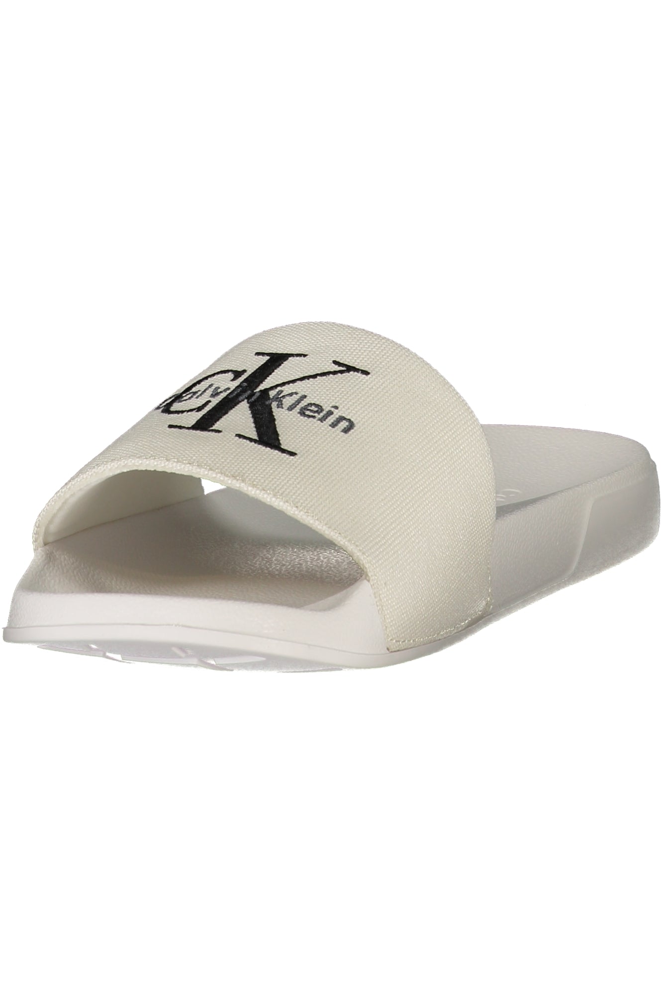 Calvin Klein moteriškos šlepetės – baltos spalvos, baltos spalvos, nuotrauka 3
