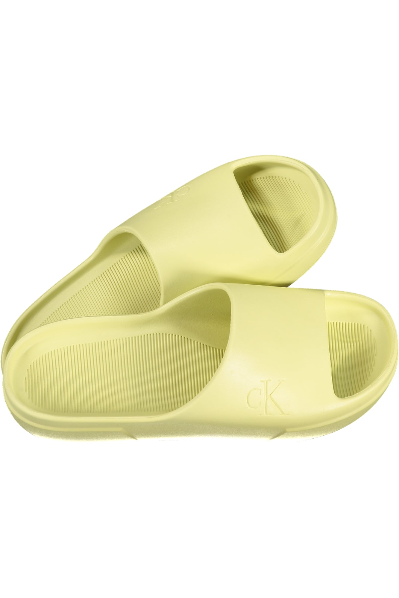 Calvin Klein vyriškos šlepetės – geltonos spalvos, geltonos spalvos