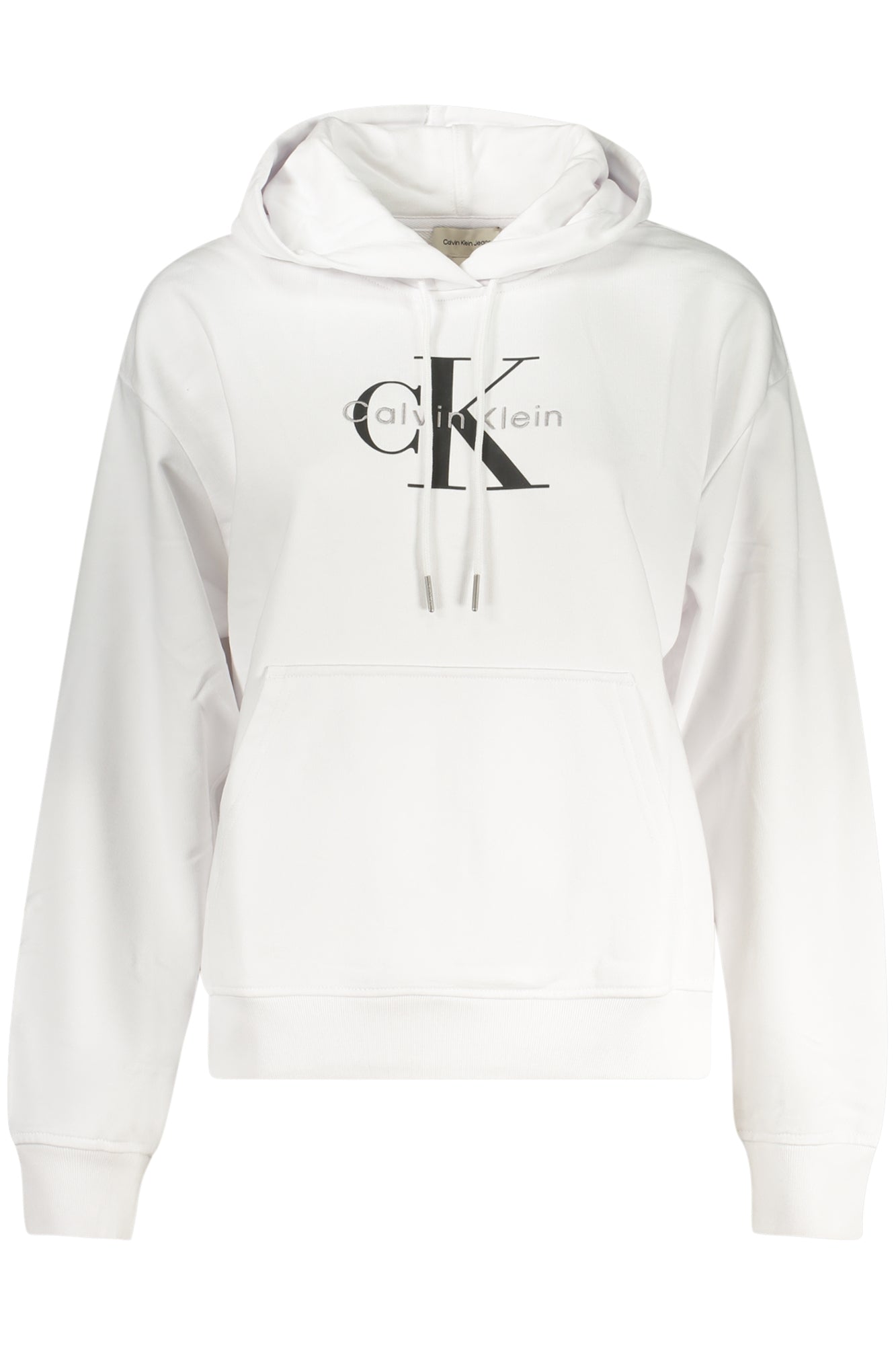 Calvin Klein moteriškas džemperis – balta spalvos, balta spalva