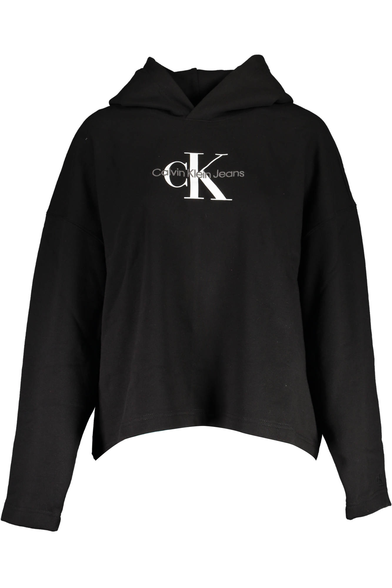 Calvin Klein moteriškas džemperis – juodos spalvos, juodos spalvos