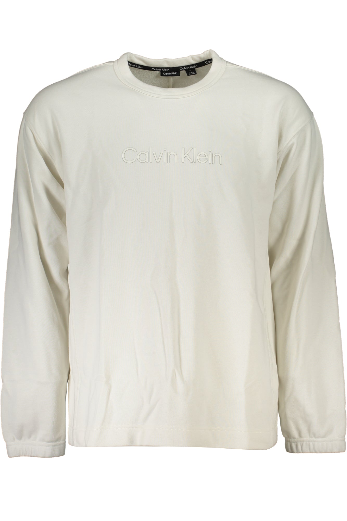 Calvin Klein vyriškas džemperis – baltos spalvos, baltos spalvos