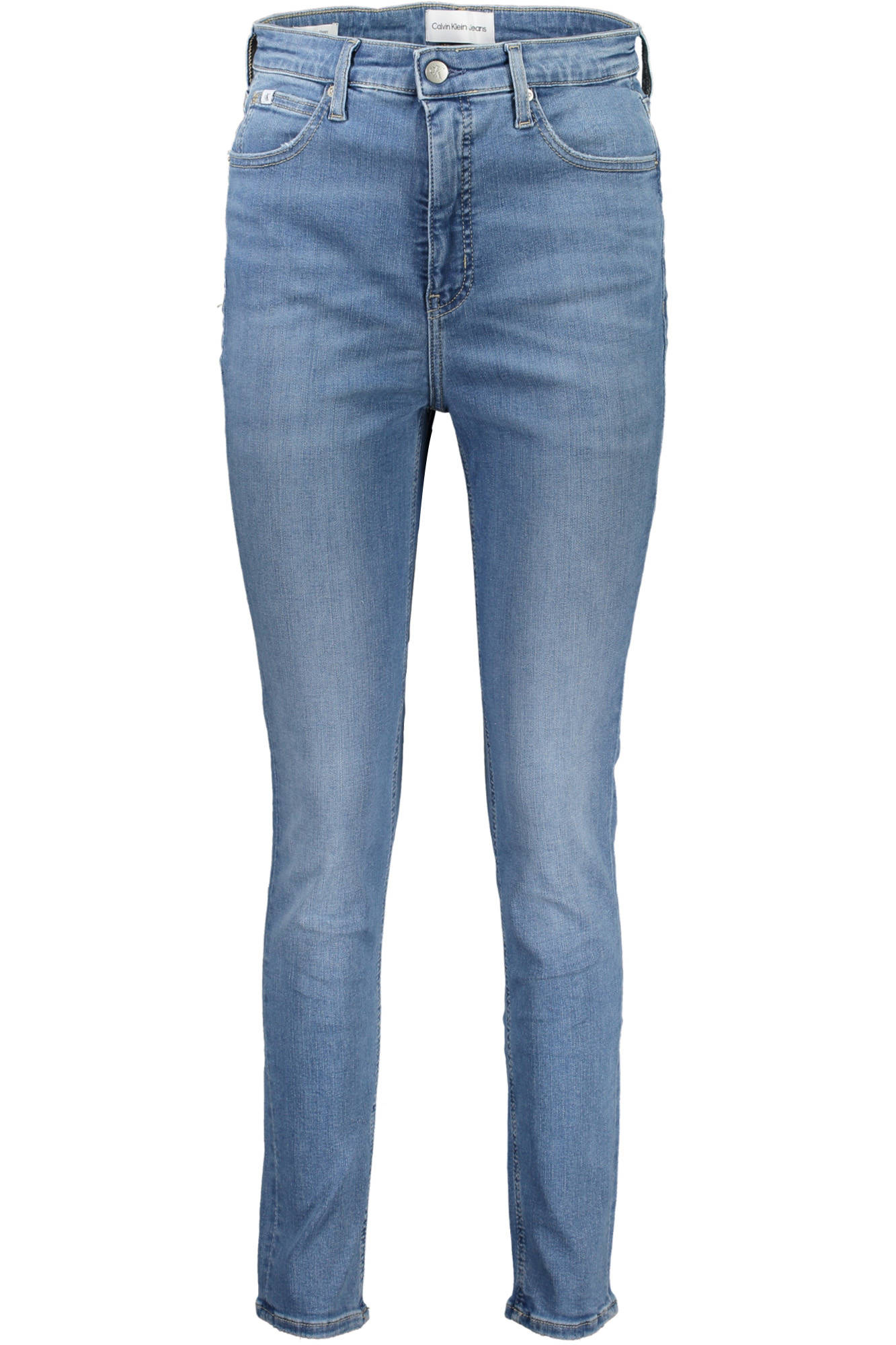 Calvin Klein moteriški džinsai – azzurro spalvos, azzurro spalva