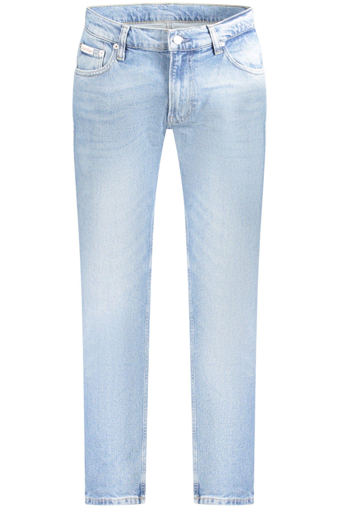 Calvin Klein vyriški džinsai – azzurro spalvos, azzurro spalva