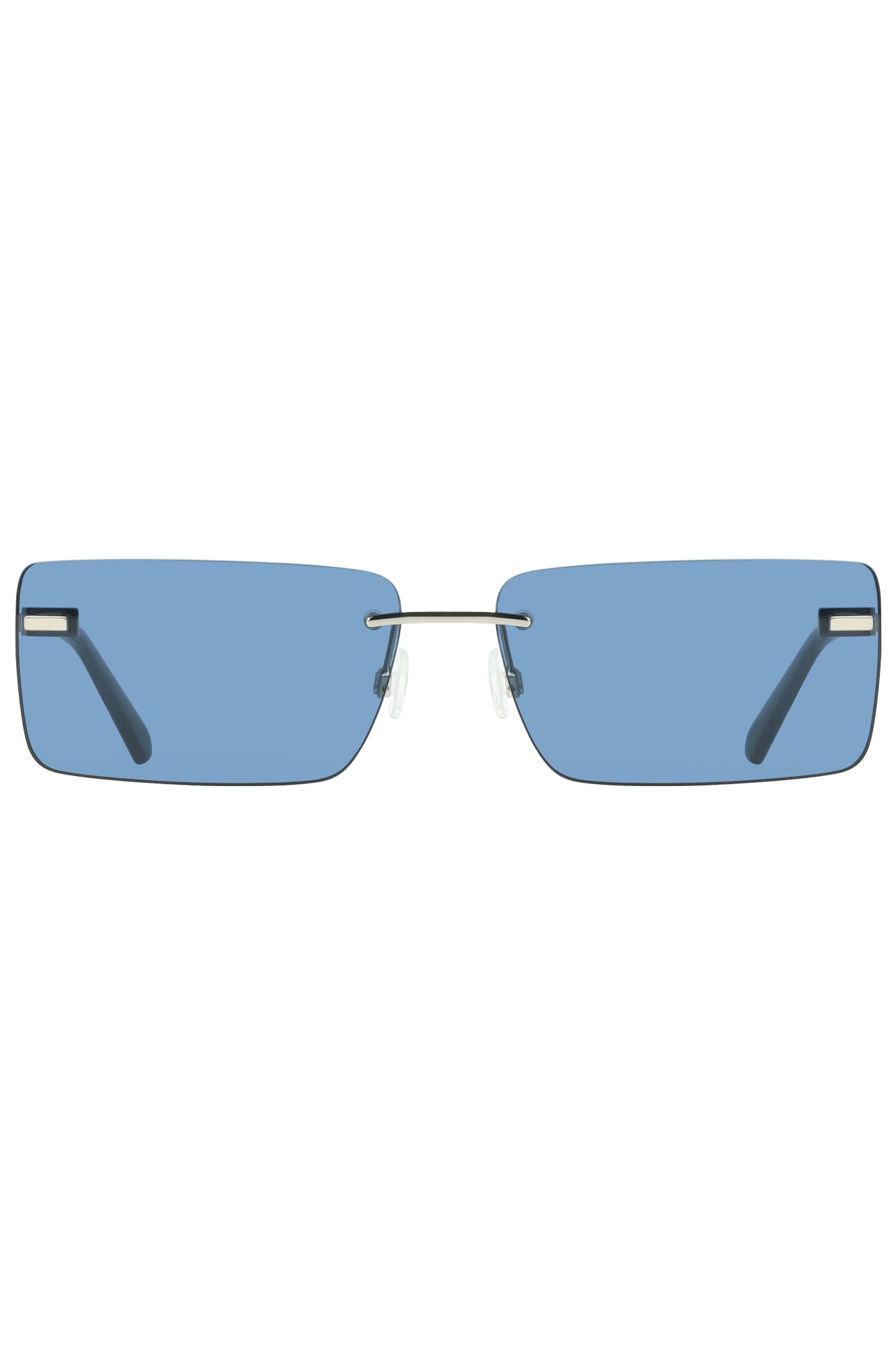 Calvin Klein moteriški saulės akiniai – azzurro spalvos, azzurro spalva
