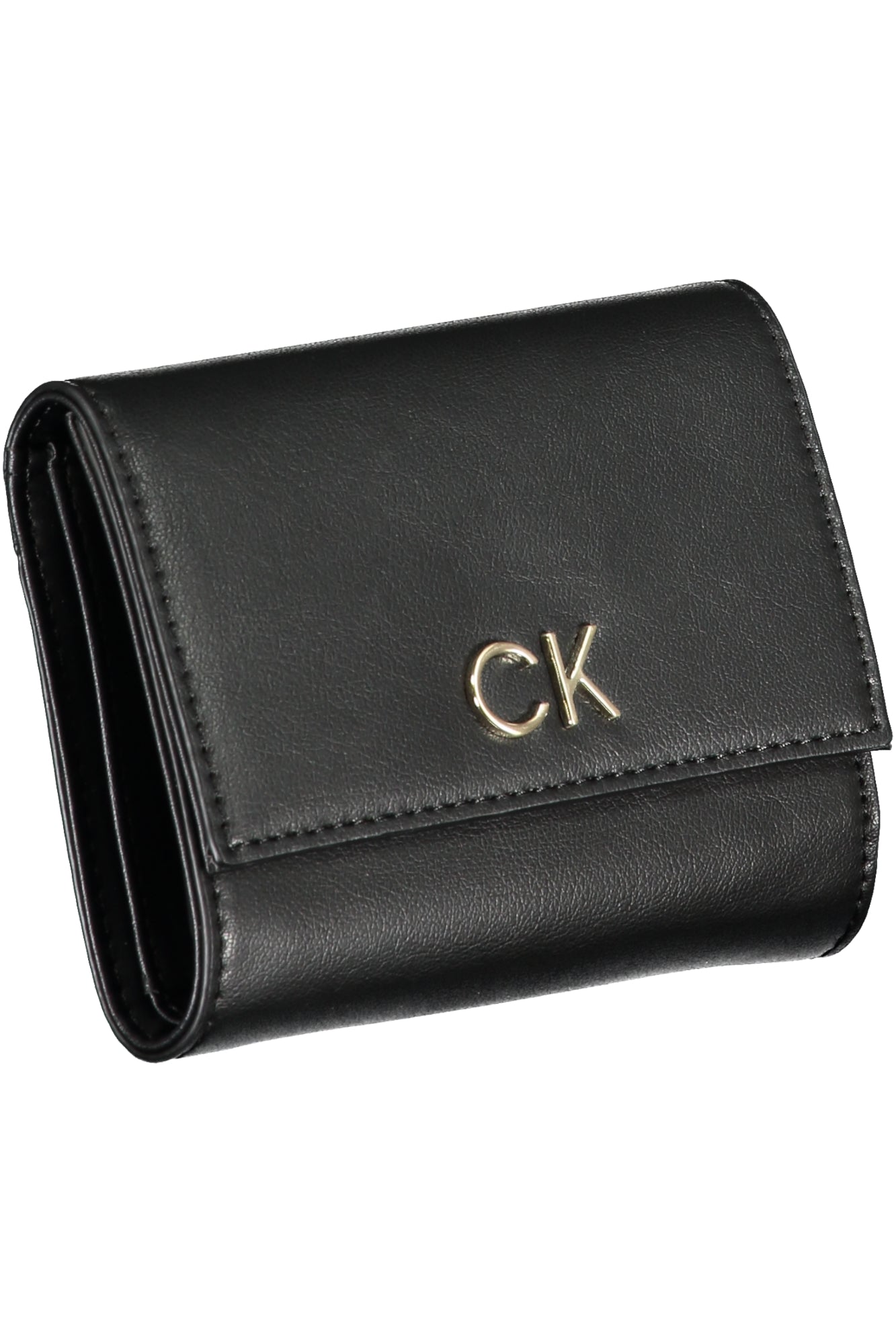Calvin Klein moteriška piniginė – juodos spalvos, juodos spalvos, nuotrauka 3