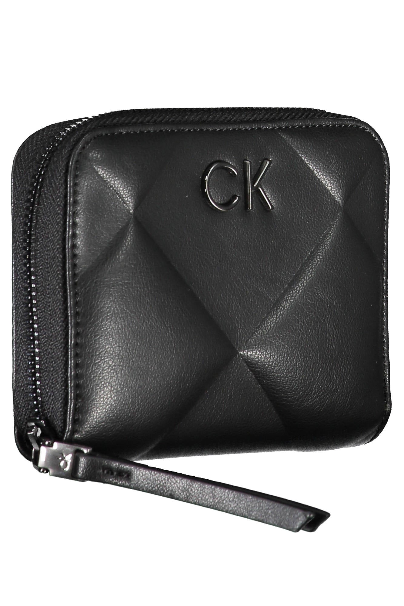 Calvin Klein moteriška piniginė – juodos spalvos, juodos spalvos, nuotrauka 3