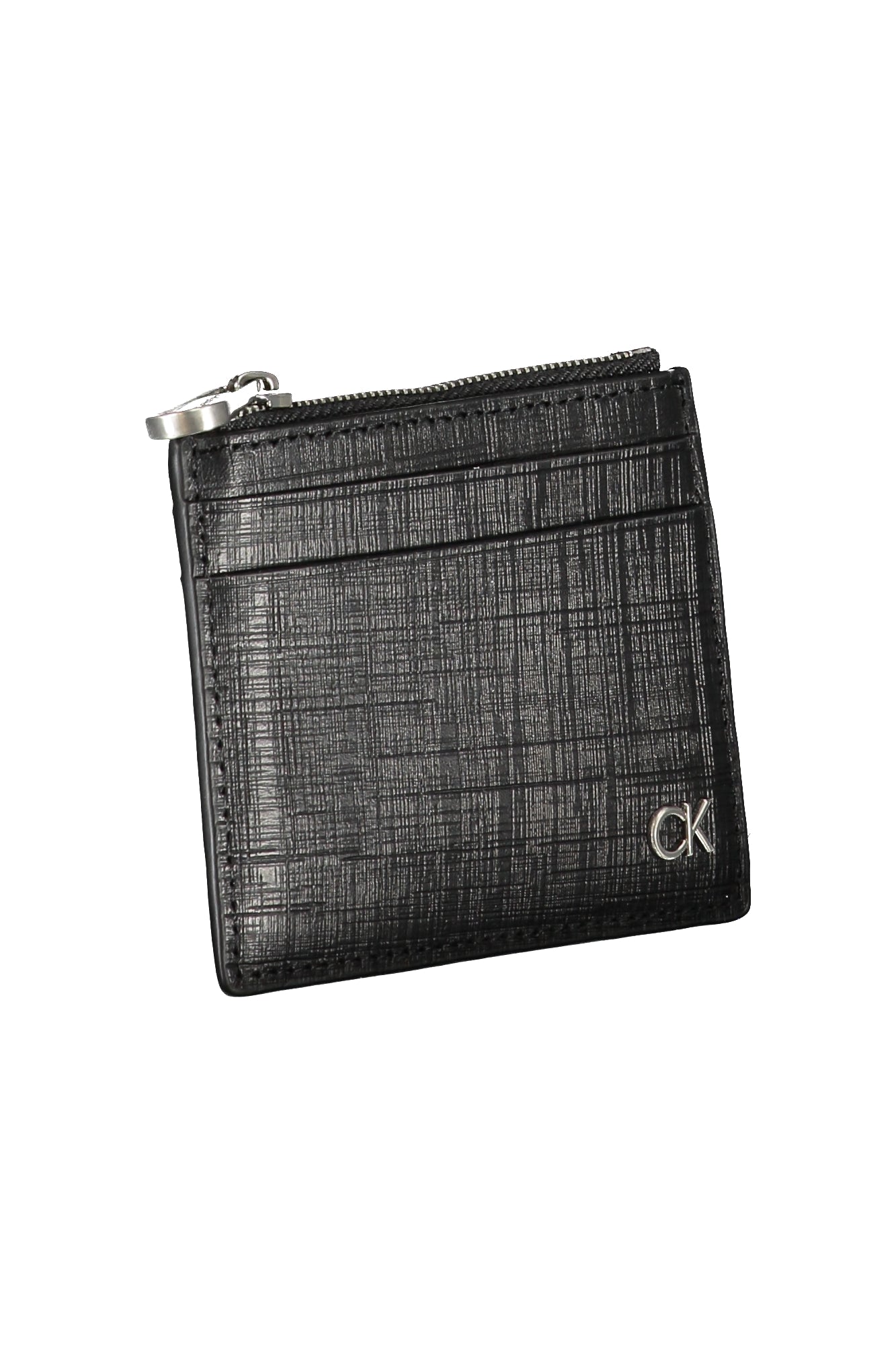 Calvin Klein vyriška piniginė – juodos spalvos, juodos spalvos, nuotrauka 3