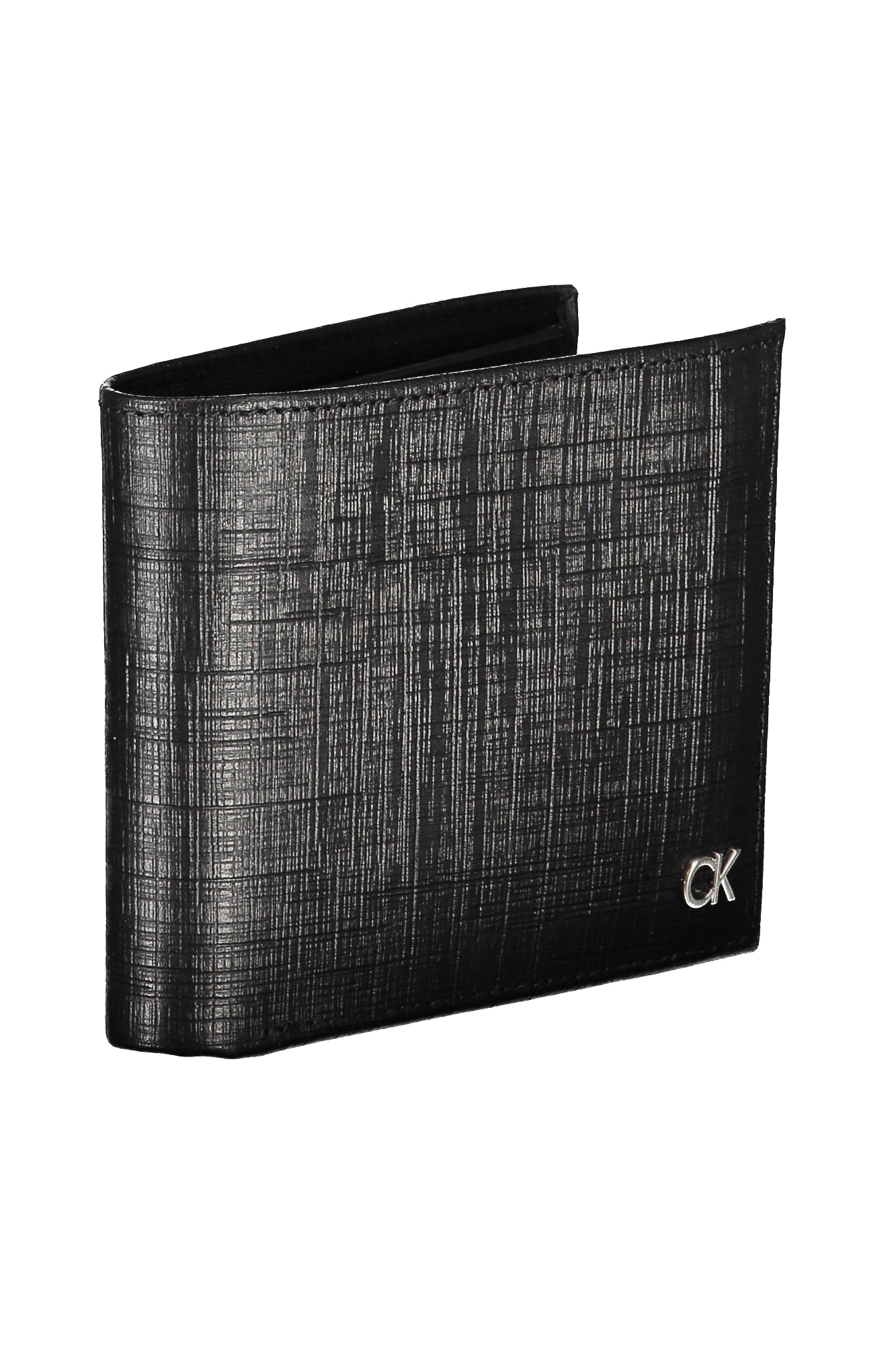 Calvin Klein vyriška piniginė – juodos spalvos, juodos spalvos, nuotrauka 3