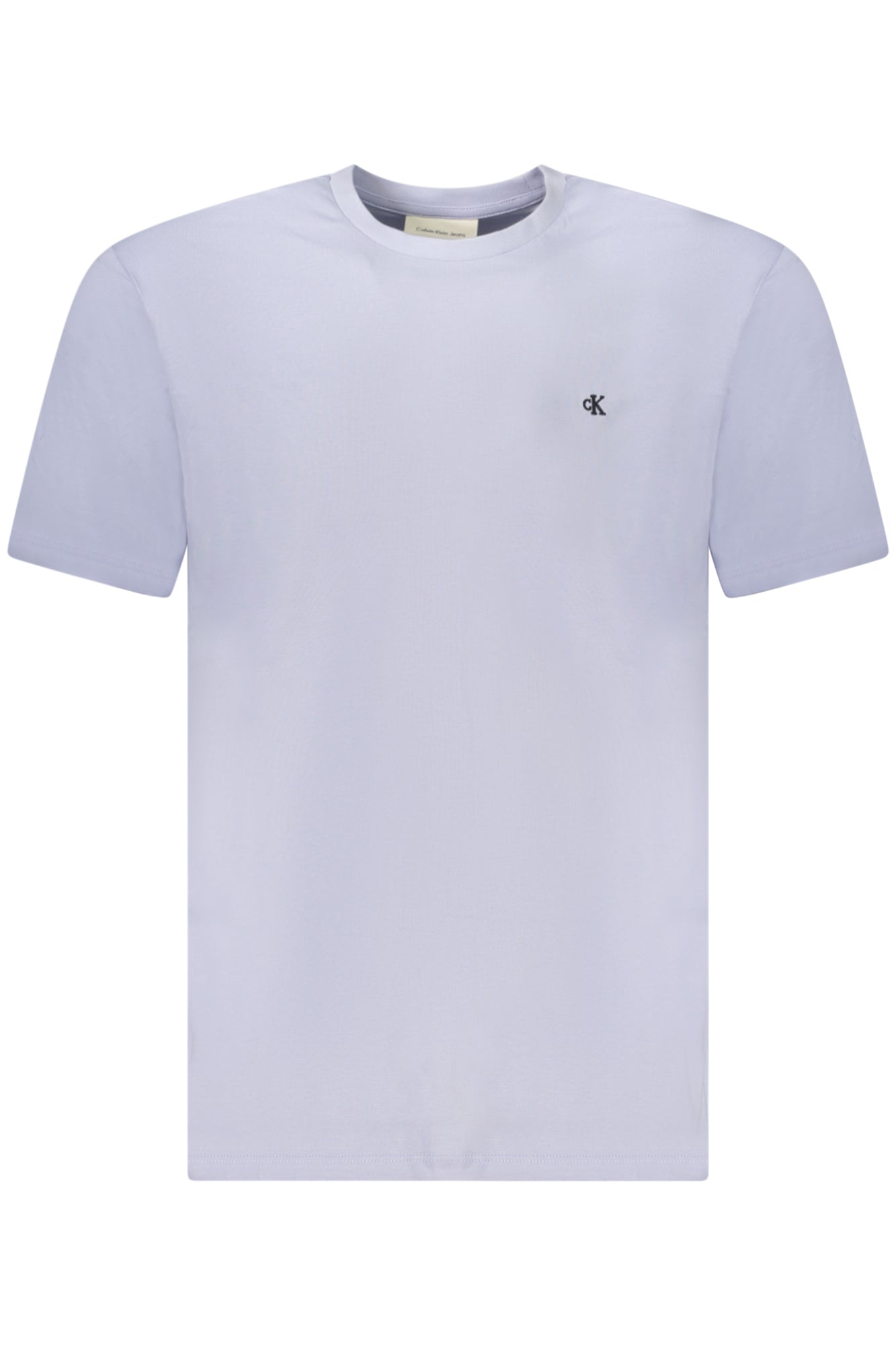 Calvin Klein vyriški marškinėliai – azzurro spalvos, azzurro spalva