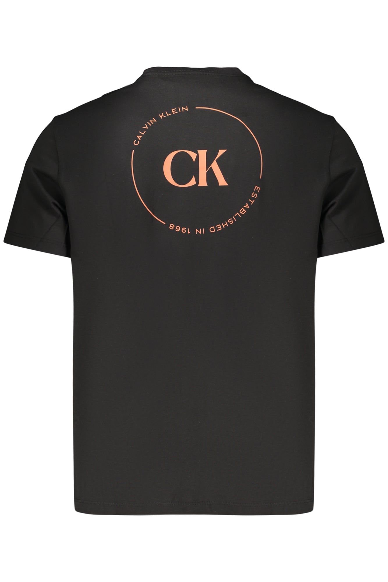 Calvin Klein vyriški marškinėliai – juodos spalvos, juodos spalvos, nuotrauka 2