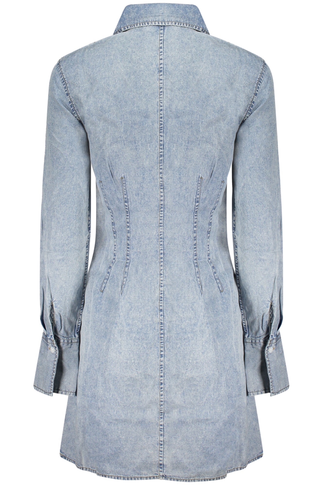 Desigual moteriška suknelė – azzurro spalvos, azzurro spalva, nuotrauka 3