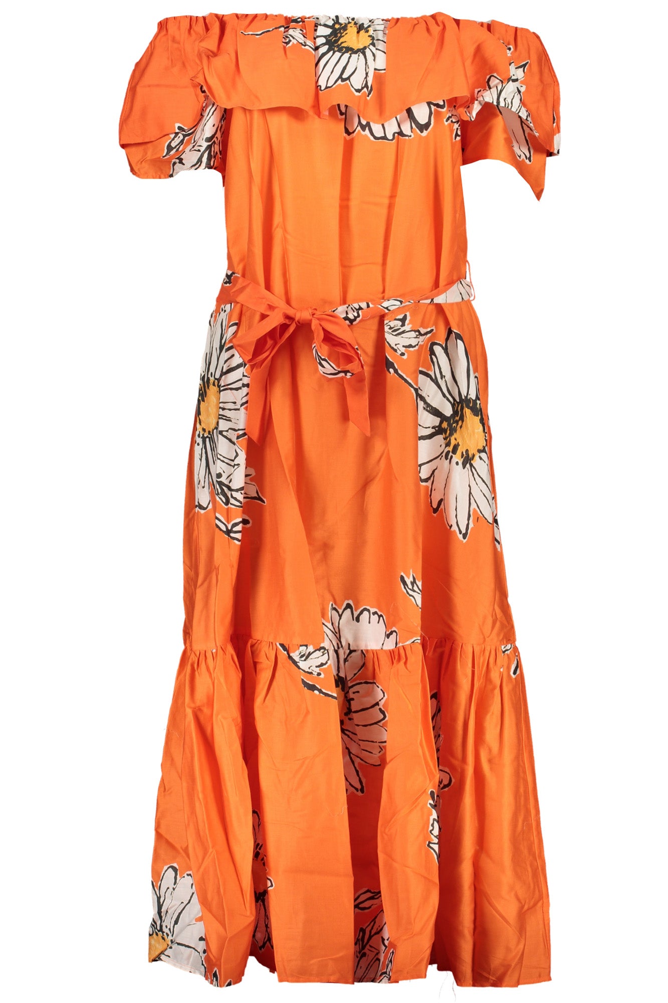 Desigual moteriška suknelė – oranžinės spalvos, oranžinės spalvos