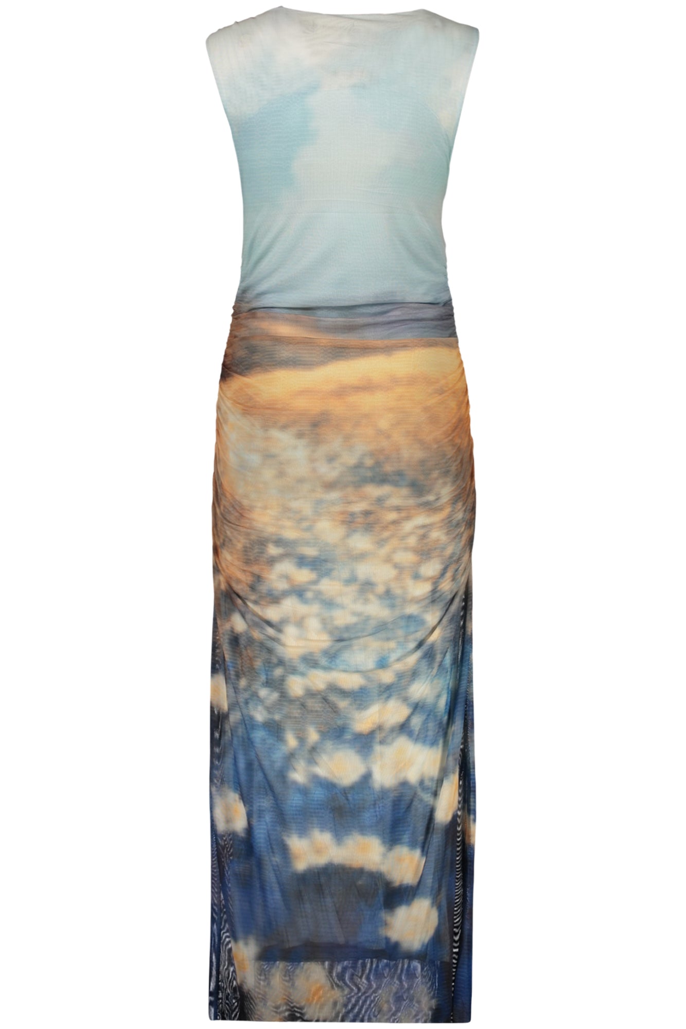 Desigual moteriška suknelė – azzurro spalvos, azzurro spalva, nuotrauka 2