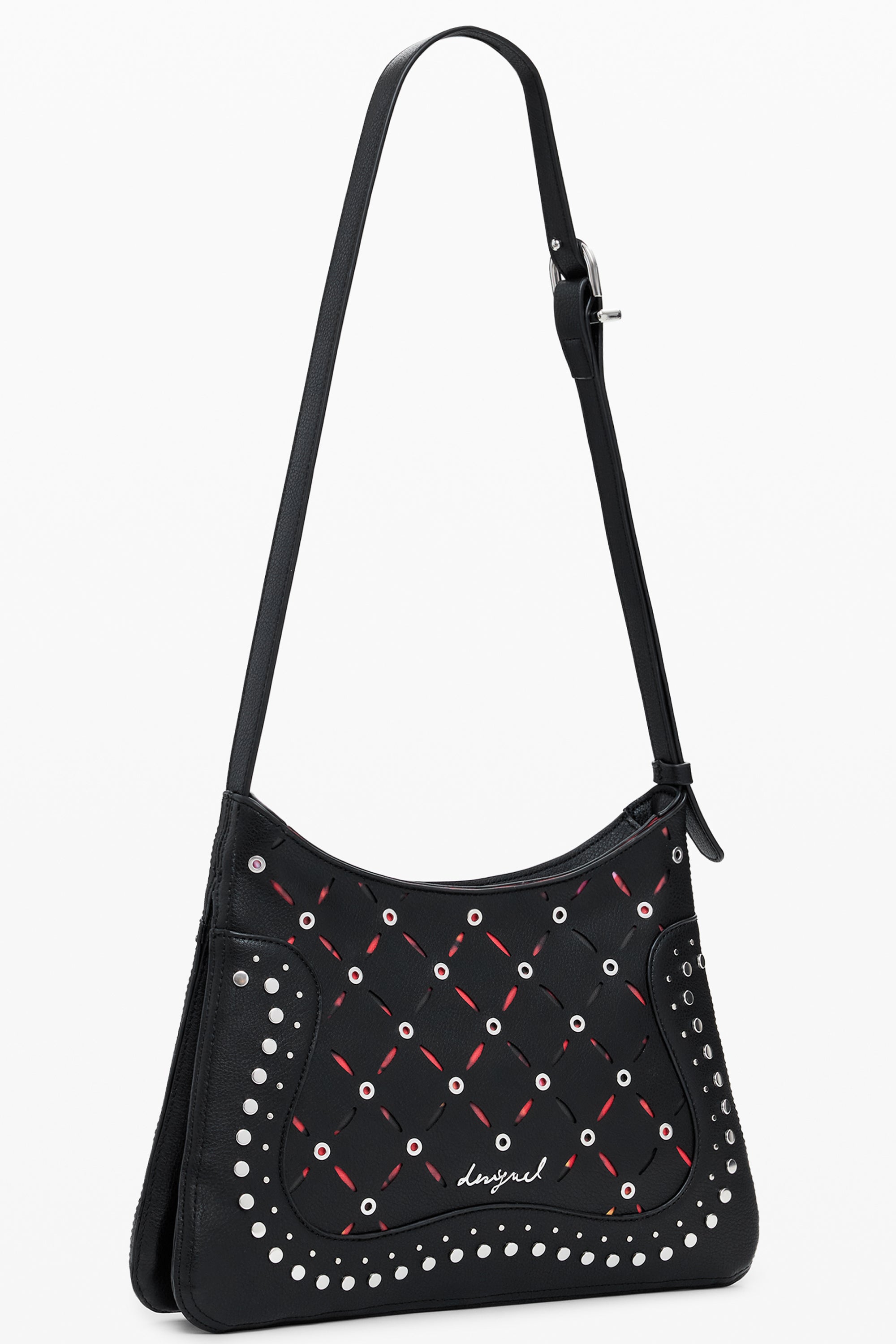 Desigual moteriška rankinė – juoda spalvos, juoda spalva, nuotrauka 2