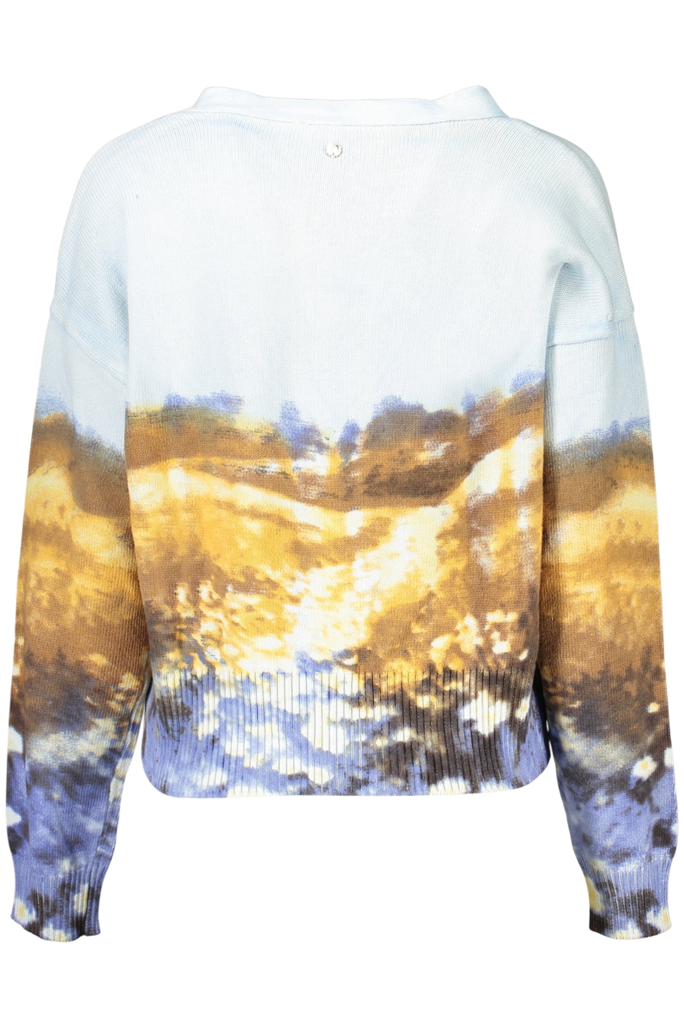 Desigual moteriškas megztinis – azzurro spalvos, azzurro spalva, nuotrauka 2