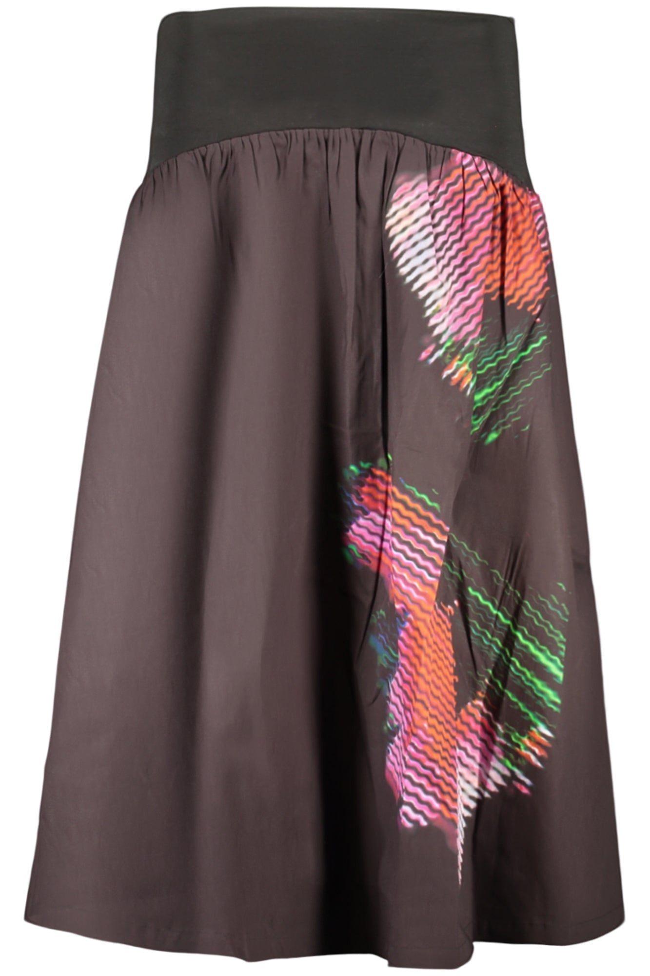 Desigual moteriškas sijonas – juodos spalvos, juodos spalvos, nuotrauka 2