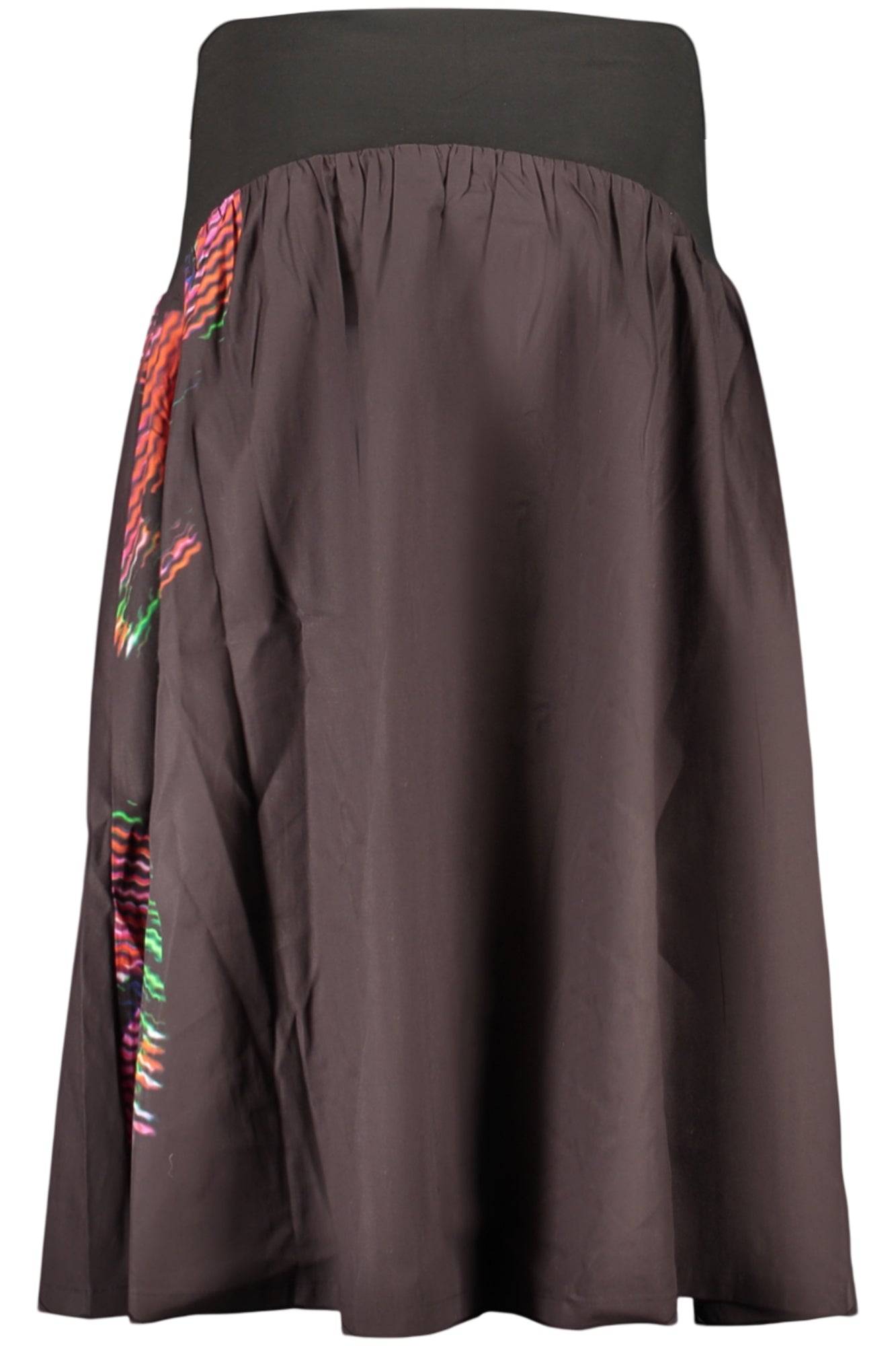 Desigual moteriškas sijonas – juodos spalvos, juodos spalvos, nuotrauka 3