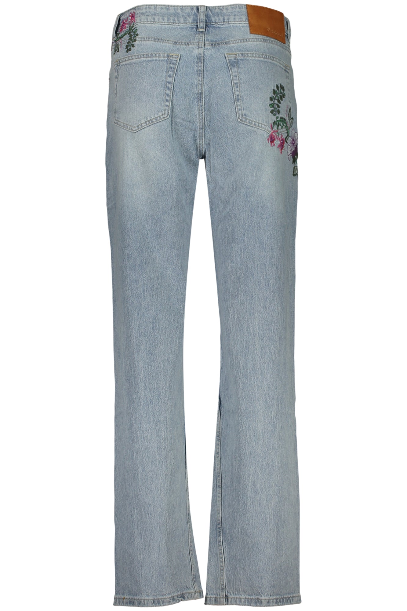 Desigual moteriški džinsai – azzurro spalvos, azzurro spalva, nuotrauka 2