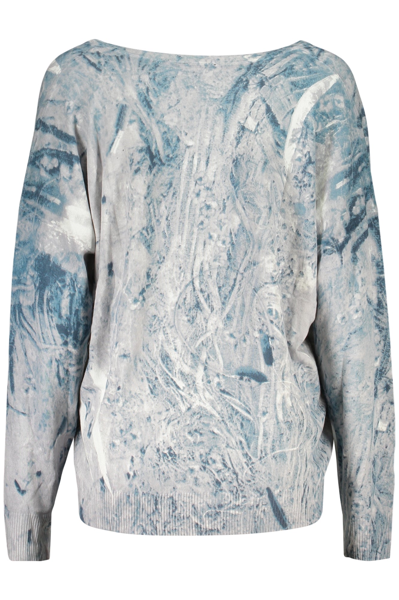 Desigual moteriškas megztinis – azzurro spalvos, azzurro spalva, nuotrauka 3