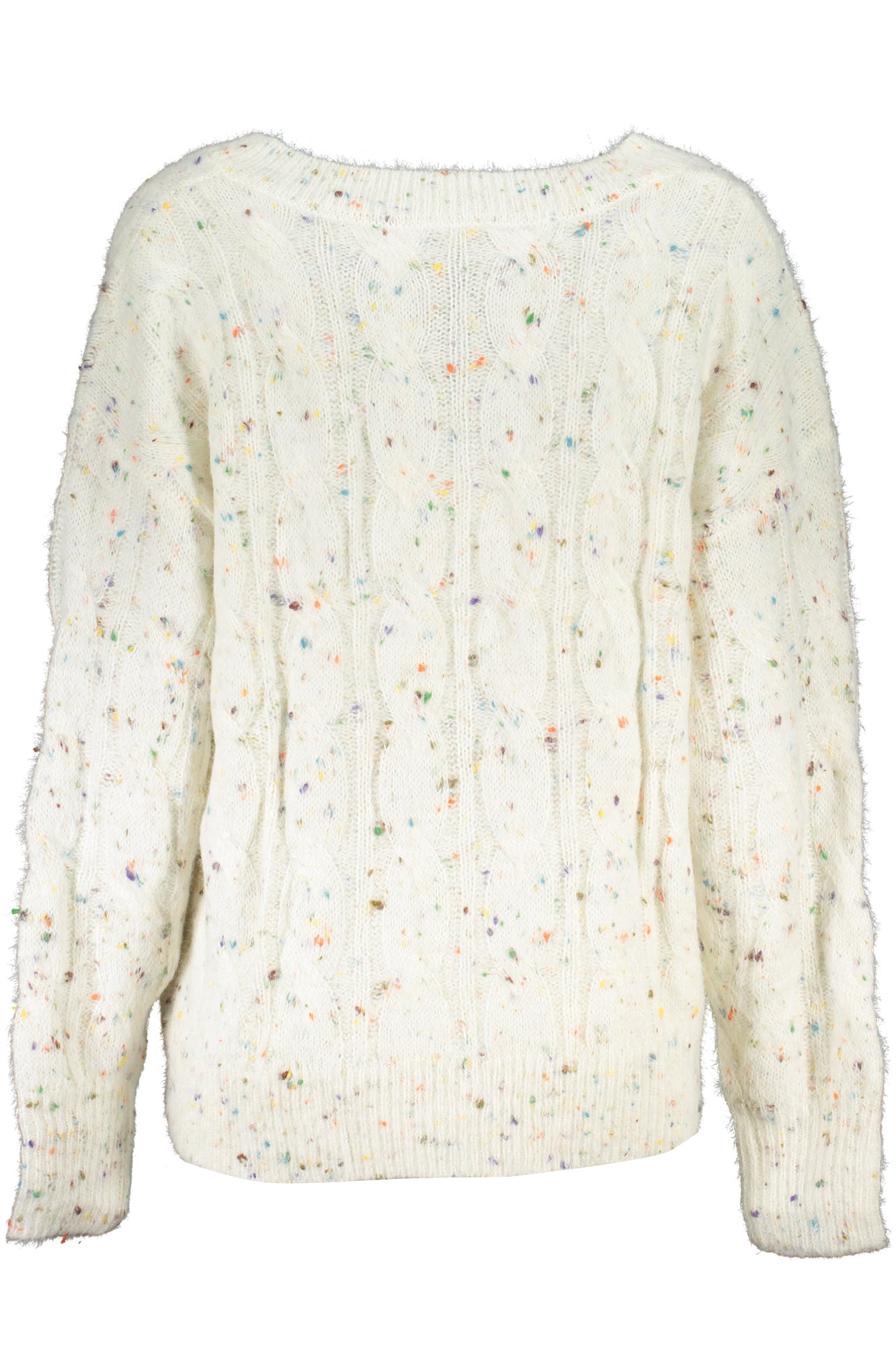Desigual moteriškas megztinis – baltos spalvos, baltos spalvos, nuotrauka 2
