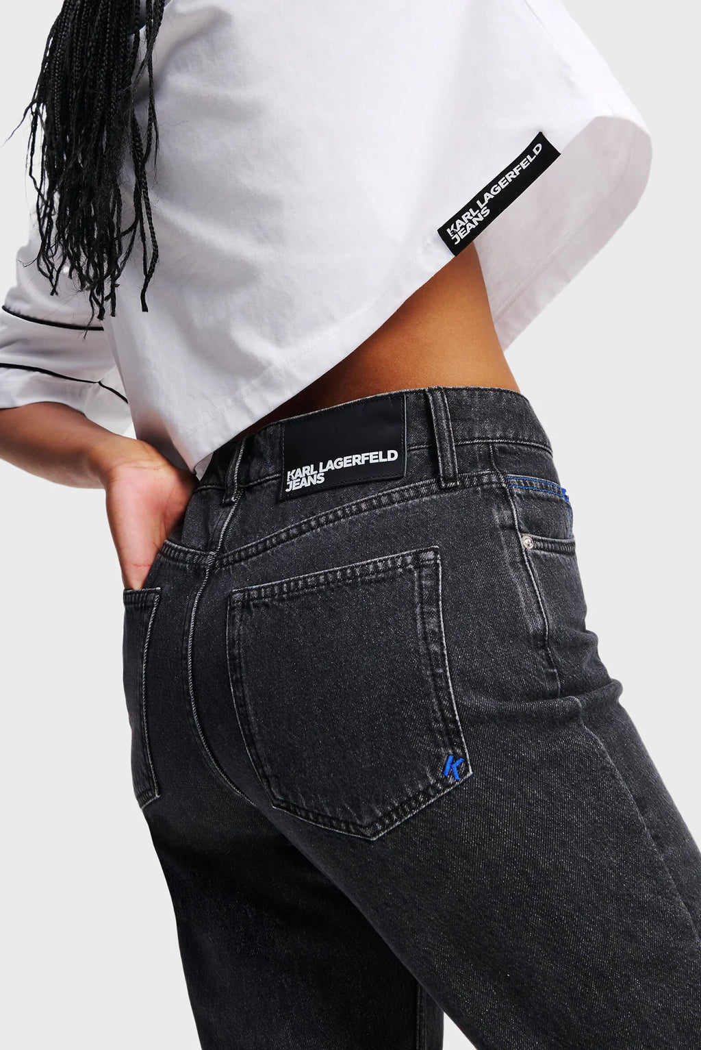 Karl Lagerfeld jeans moteriški džinsai