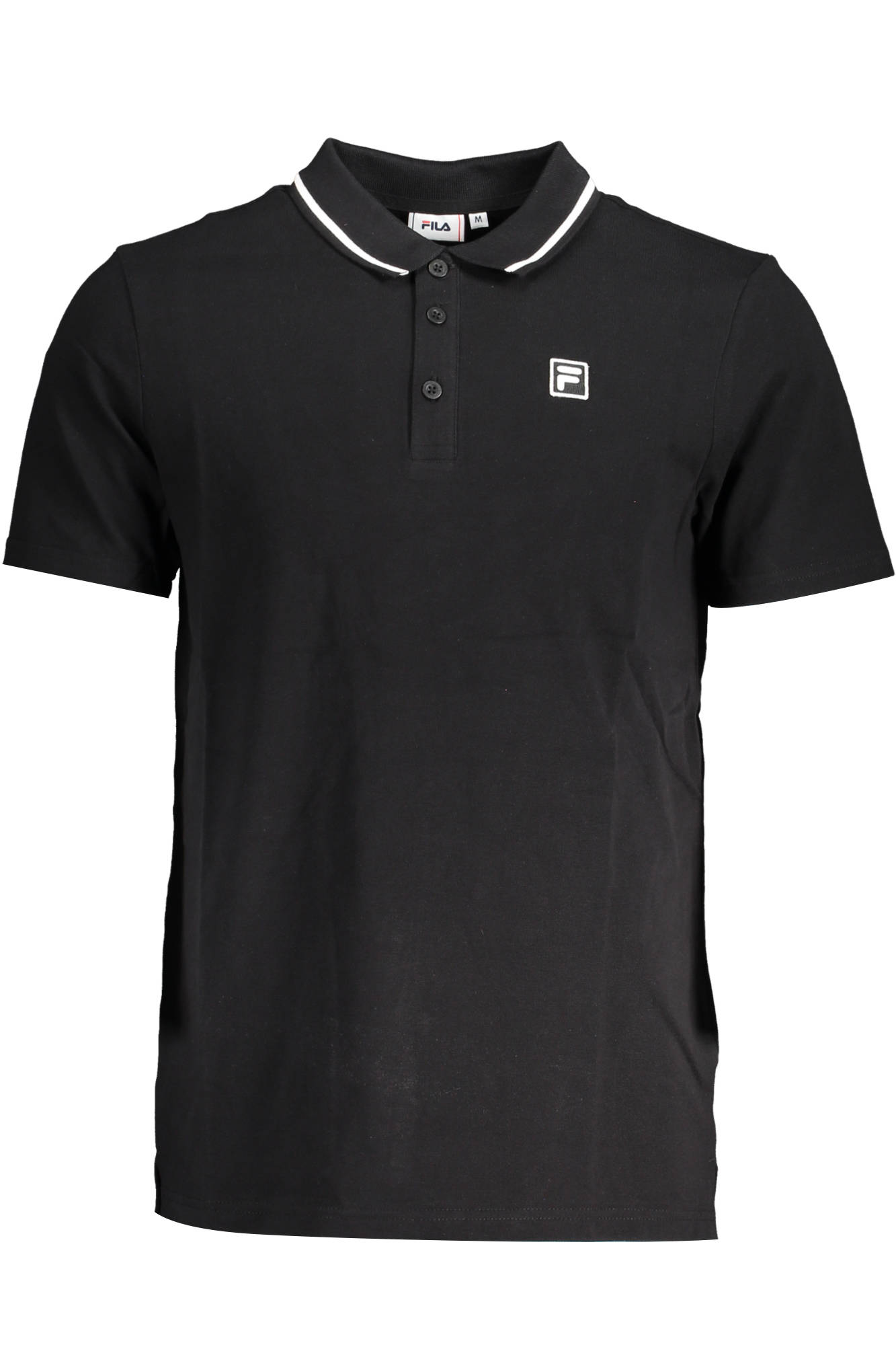 Fila vyriški polo marškinėliai – juodos spalvos, juodos spalvos