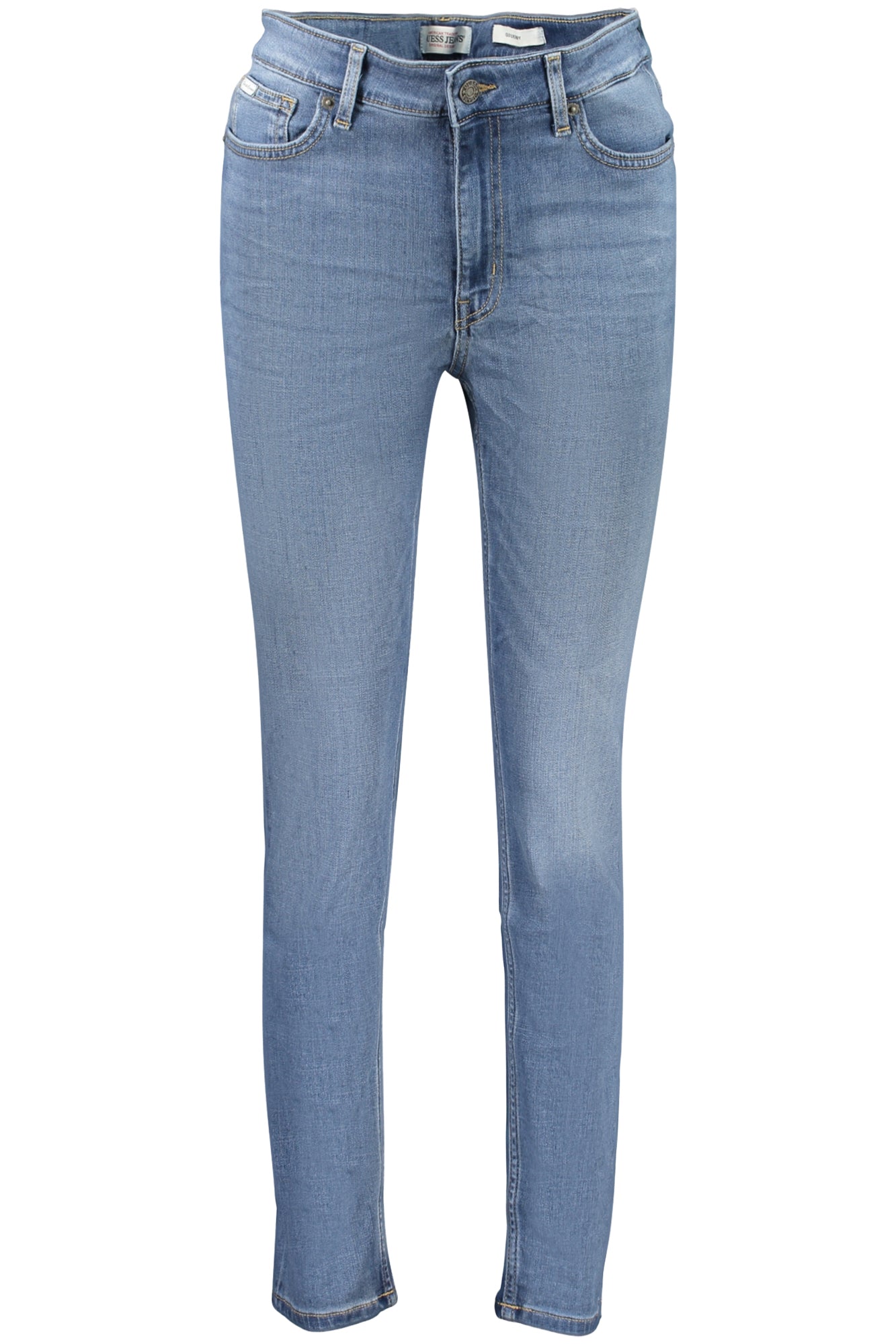 Guess vyriški džinsai – azzurro spalvos, azzurro spalva